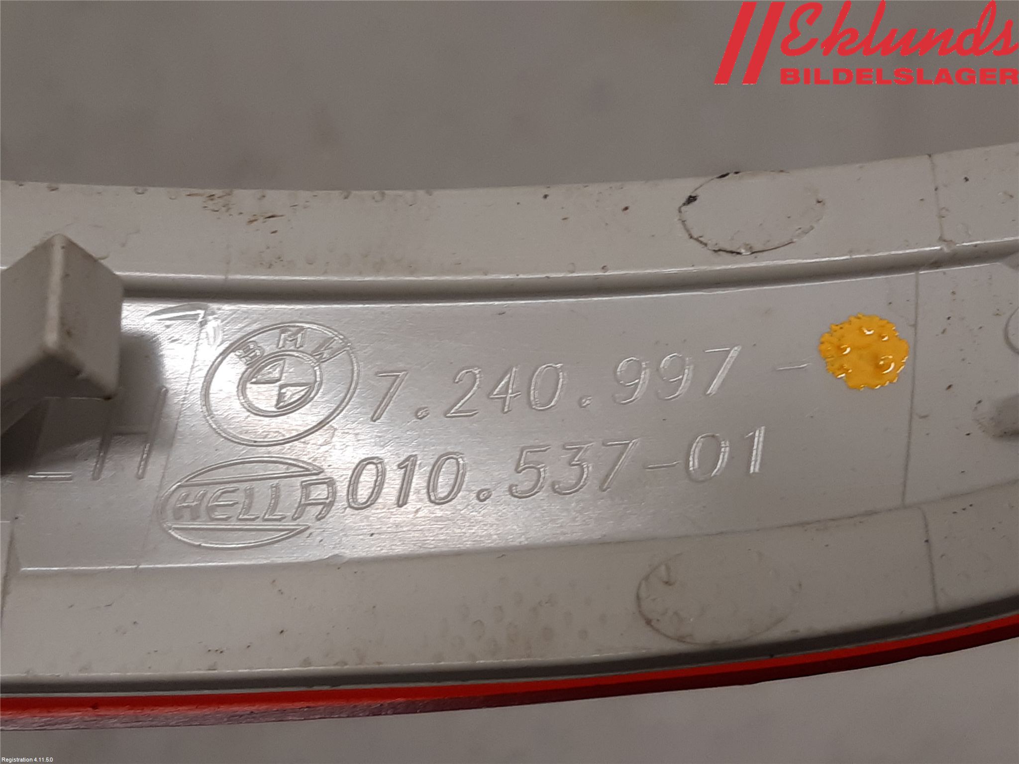 BMW X5 E70 07-13 Dimljus/Reflex Bak