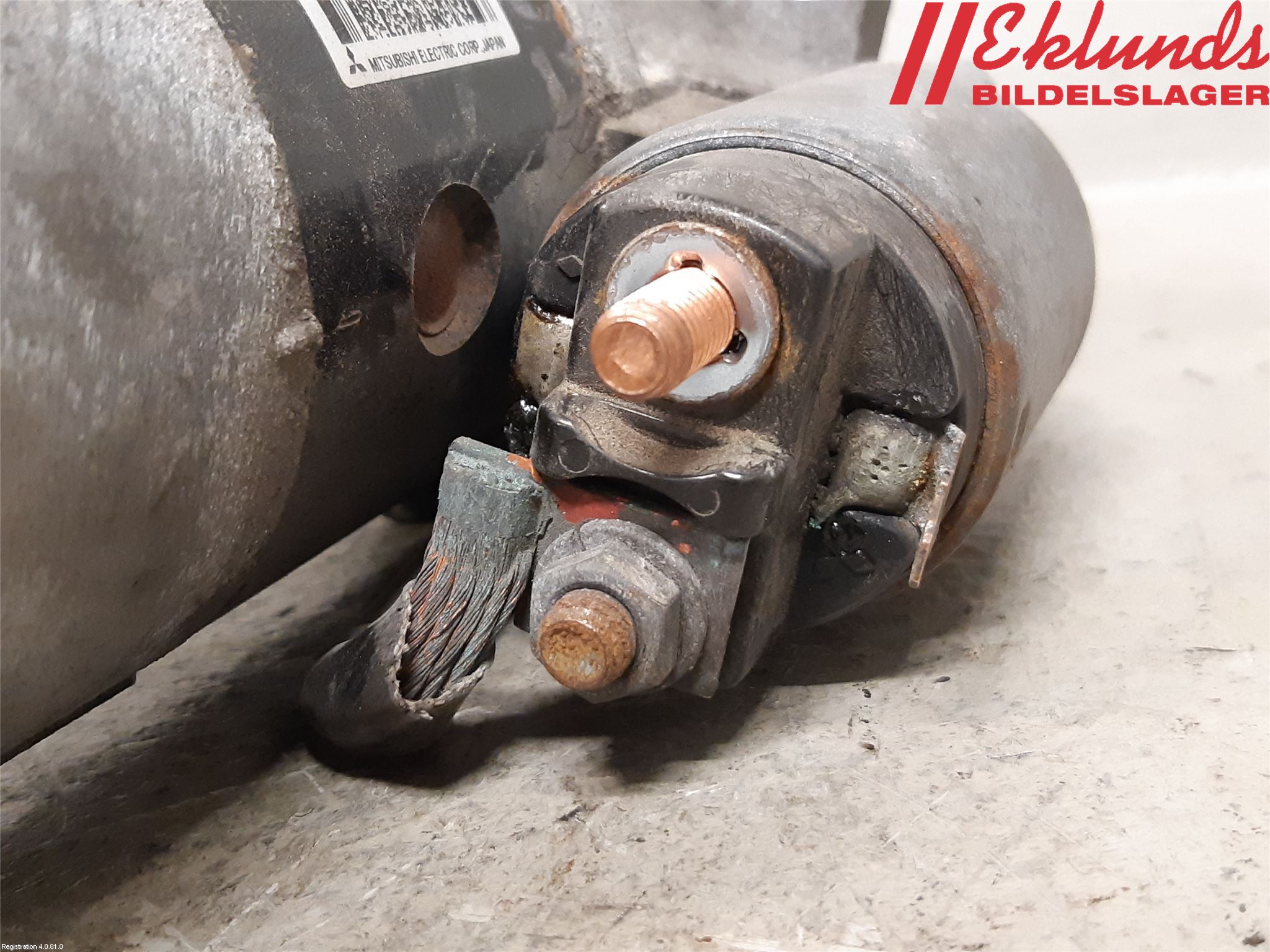 Mitsubishi ASX 10-22 Startmotor Diesel