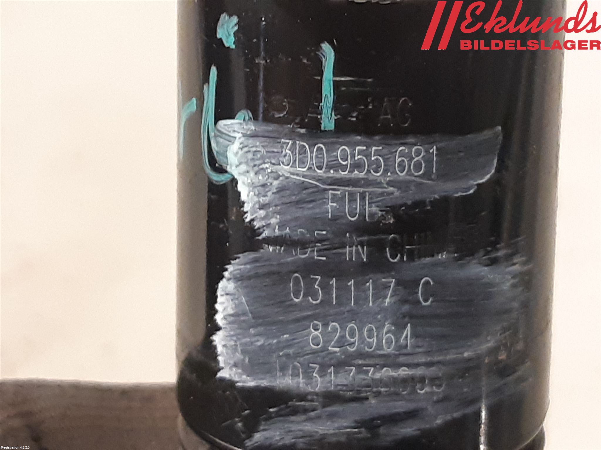 Volkswagen VW PASSAT 11-14 Spolarpump Högtryck