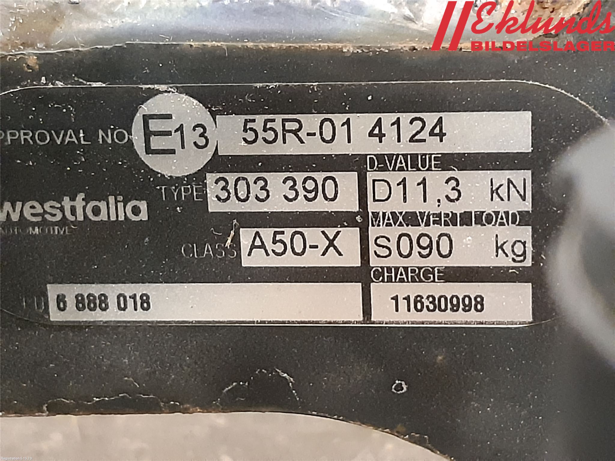 BMW 5 G30/G31/F90 17-23 Dragkrok