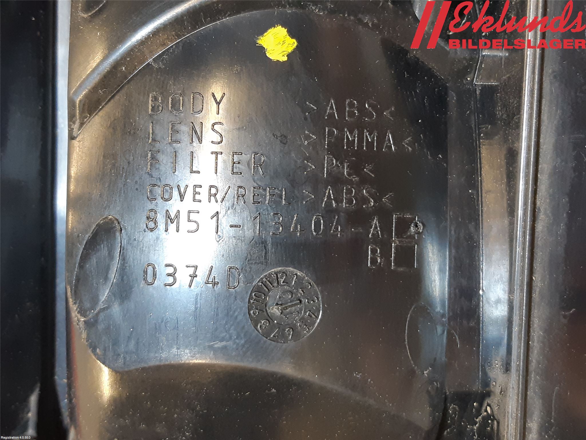 Ford FOCUS 08-11 Bakljus Höger