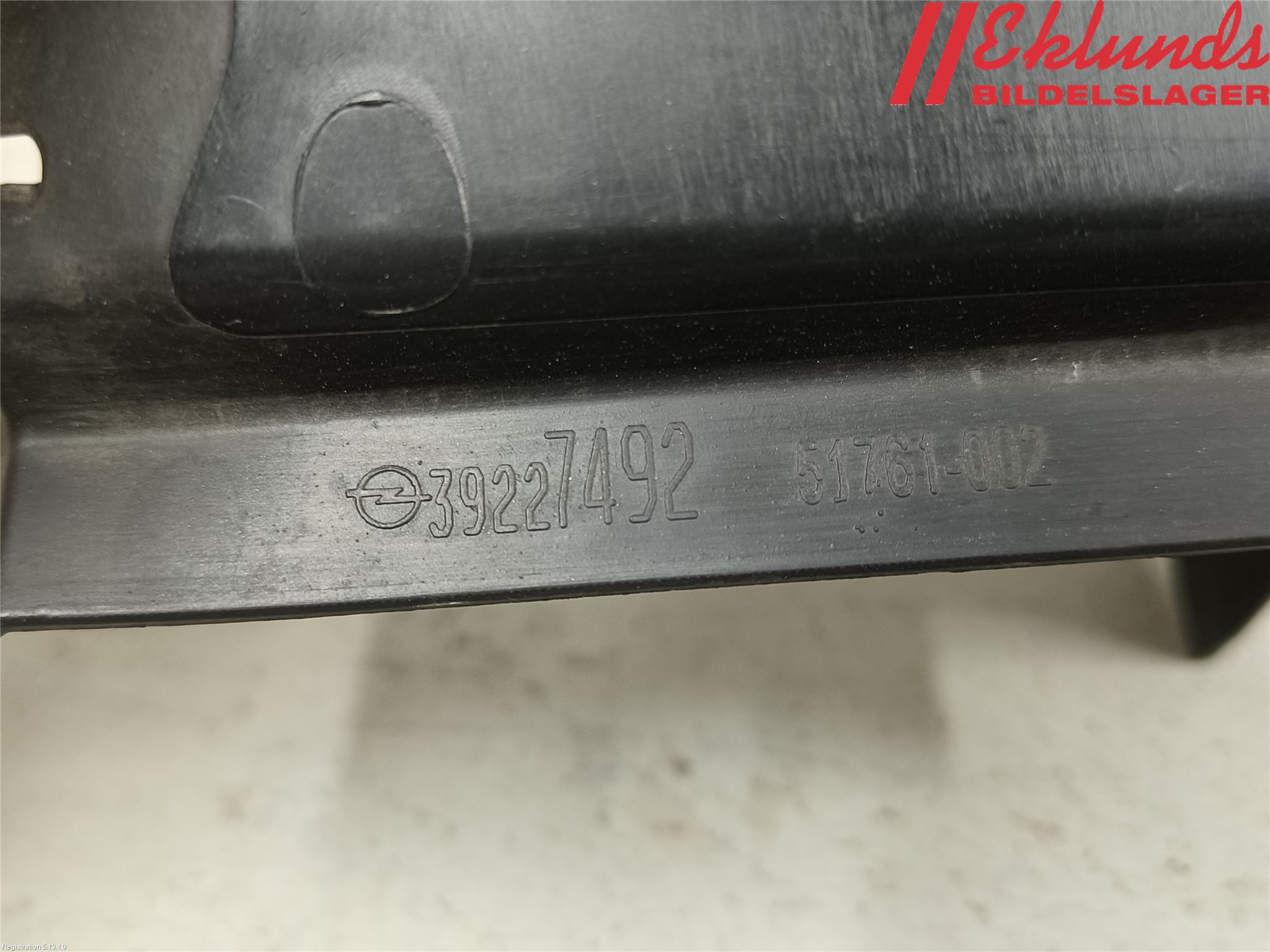 Opel ASTRA K 16-22 Deflektor Plåt-Plast Kylning