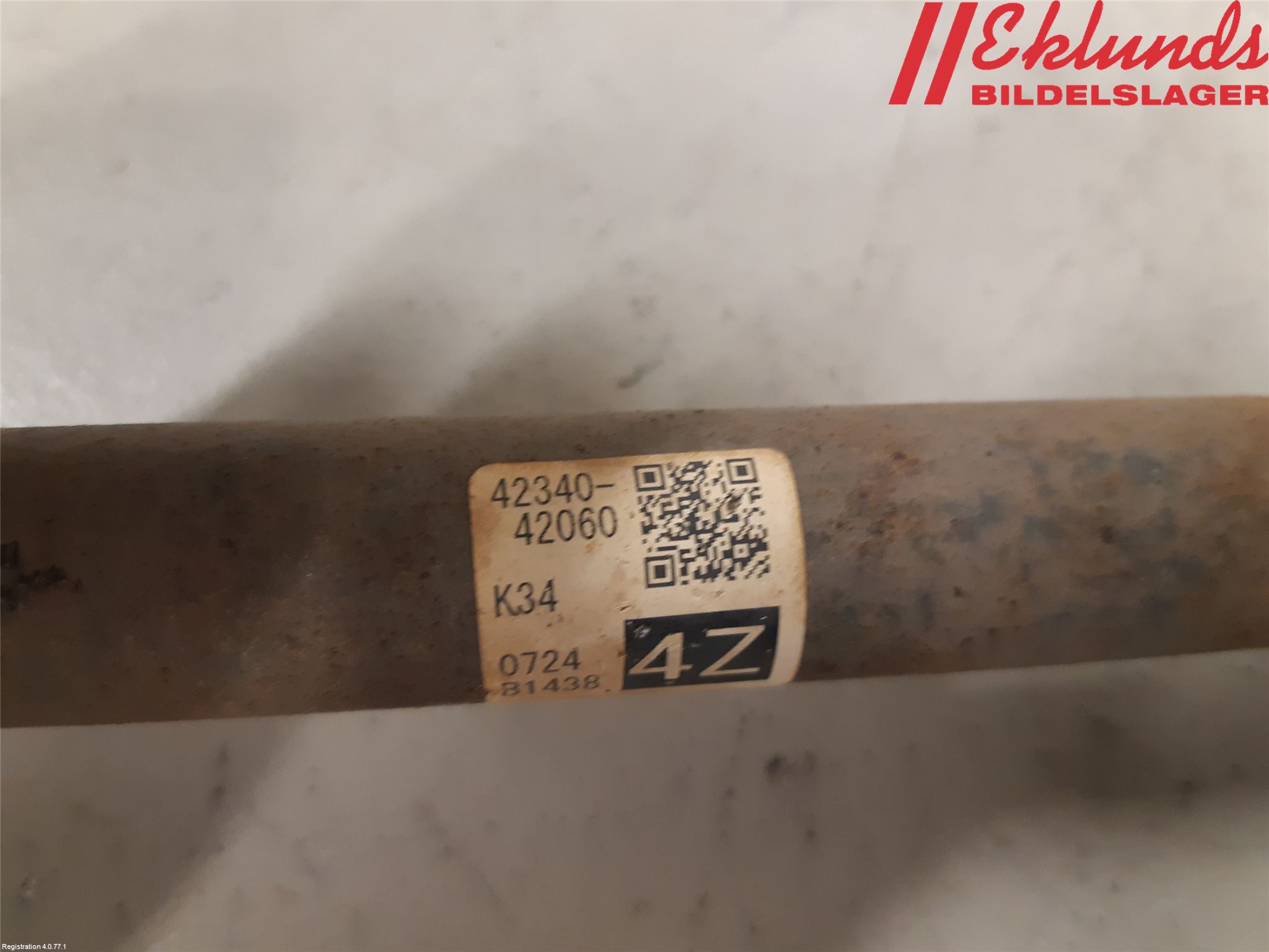 Toyota RAV4 19- Drivaxel Bak Vänster