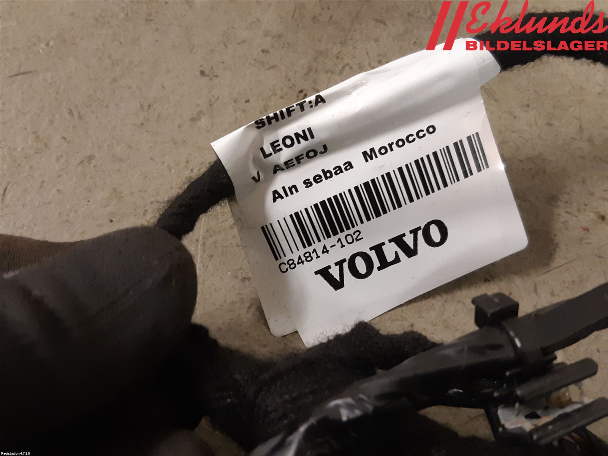 Volvo XC40/RECHARGE 18- Kabelhärva