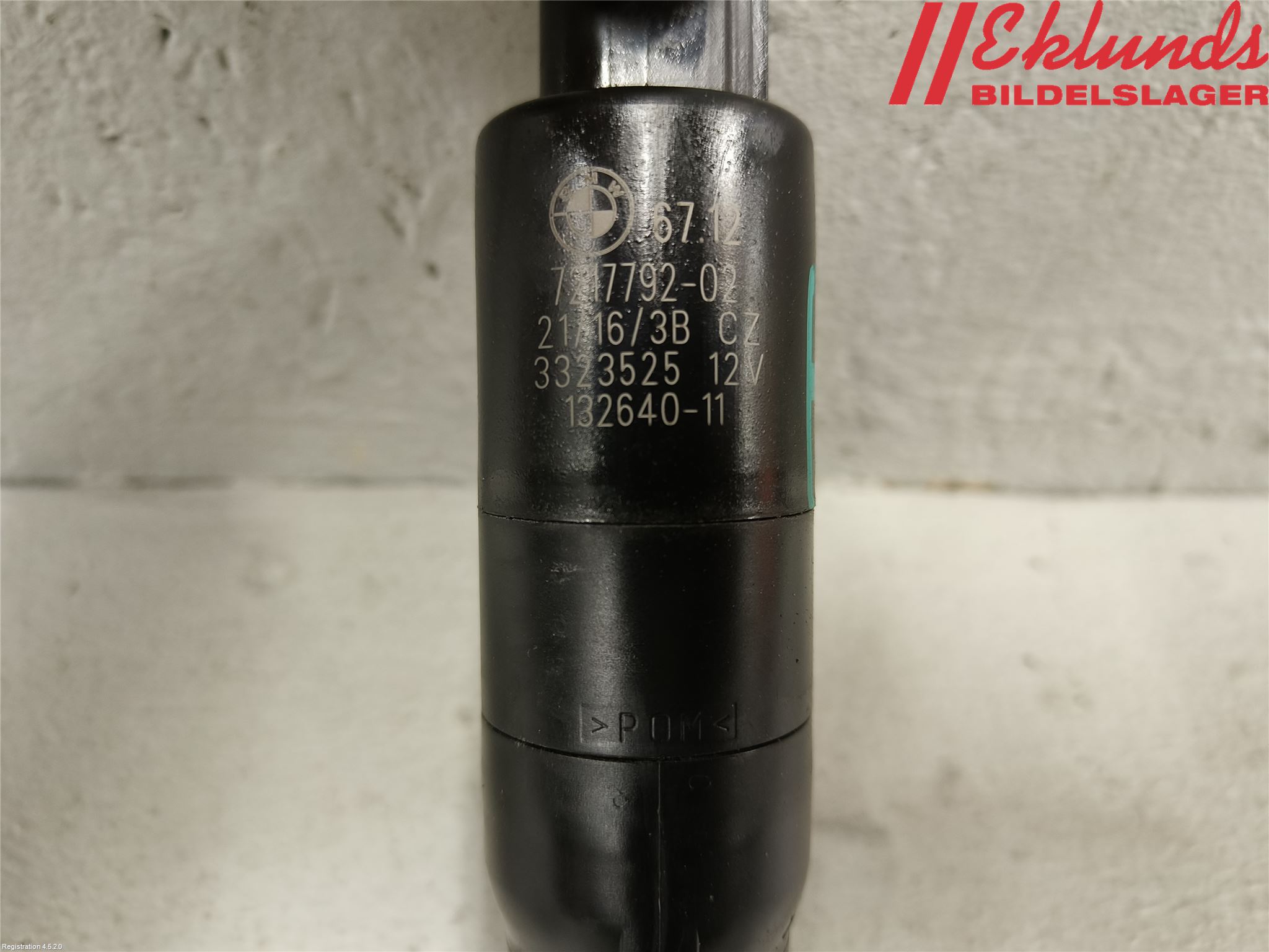 BMW 5 F10/F11/F18 09-17 Spolarpump Högtryck