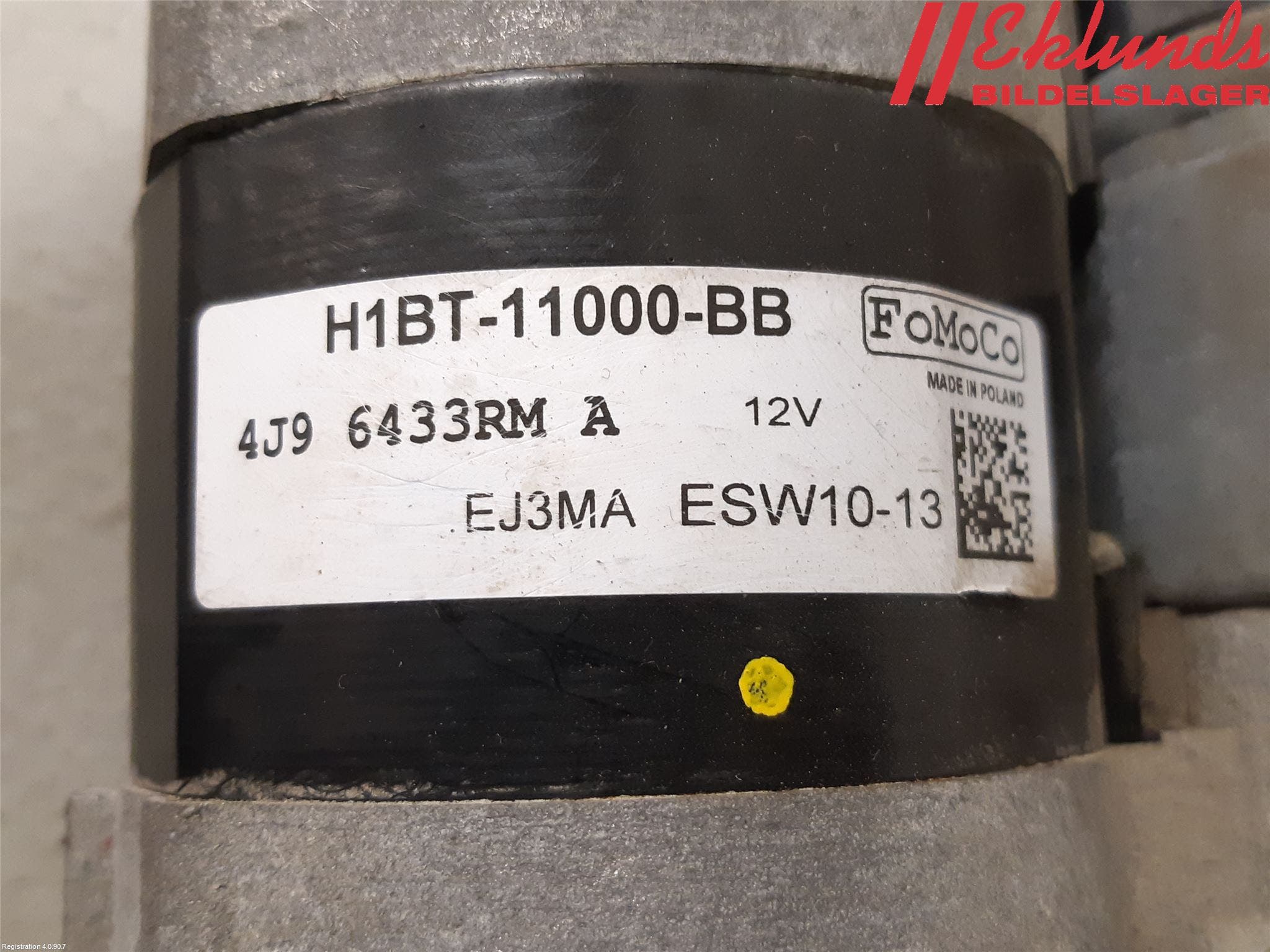 Ford FIESTA (VII) 18-23 Startmotor