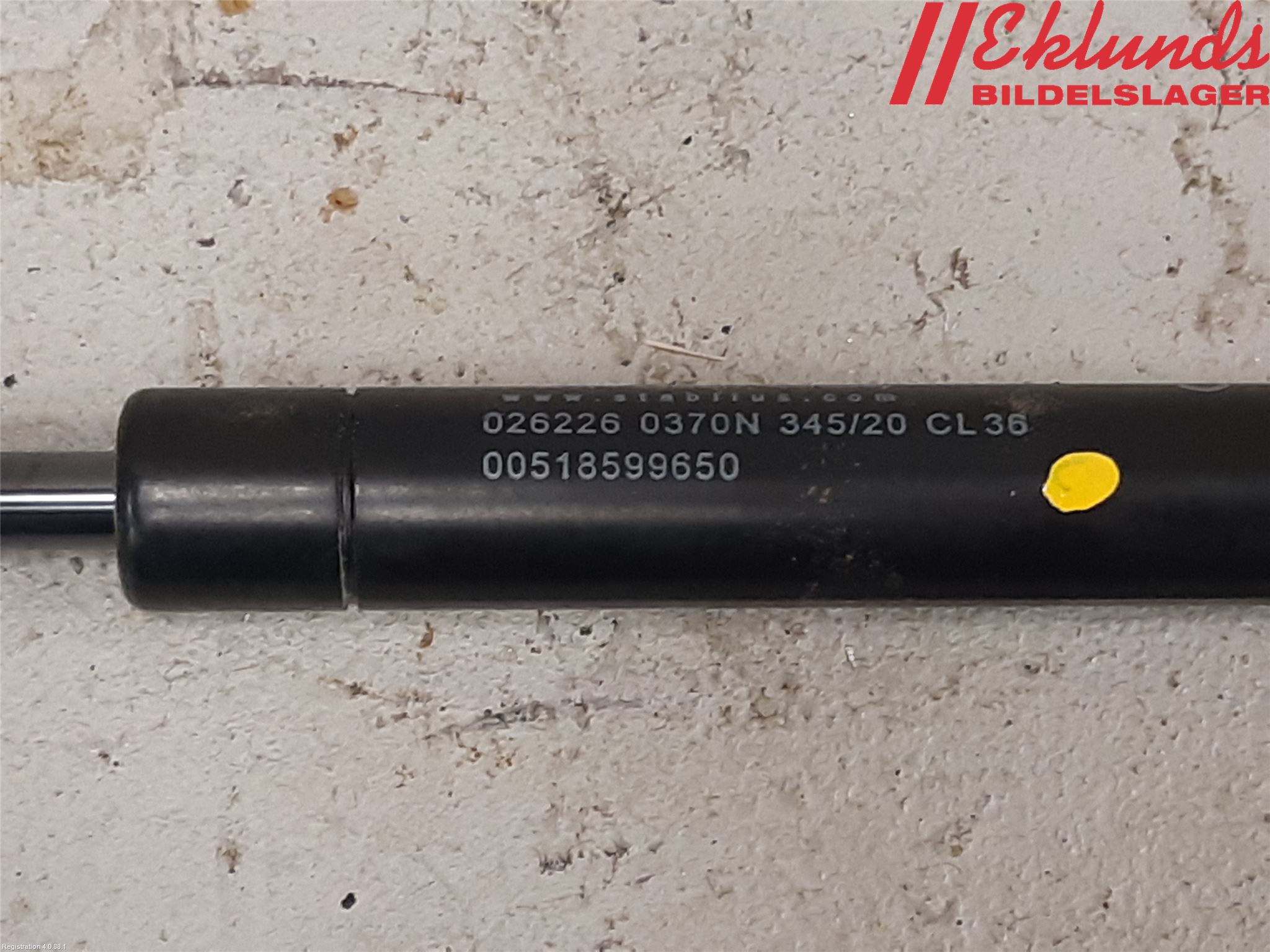 Fiat 500e 20- Gasfjäder Baklucka