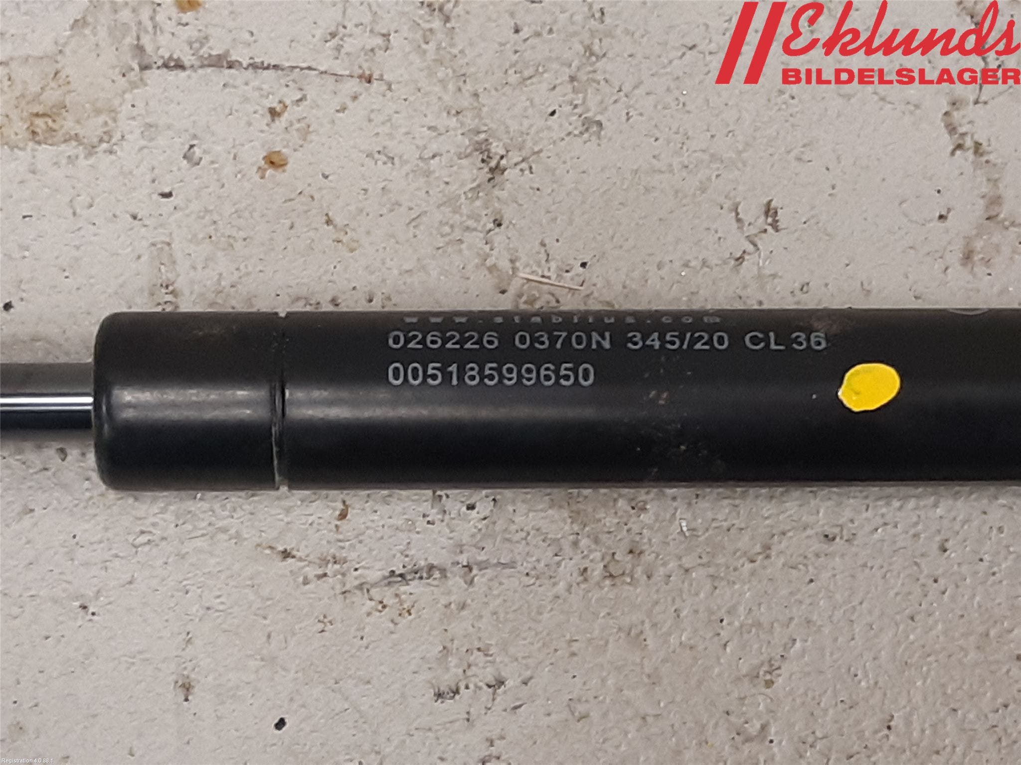 Fiat 500e 20- Gasfjäder Baklucka