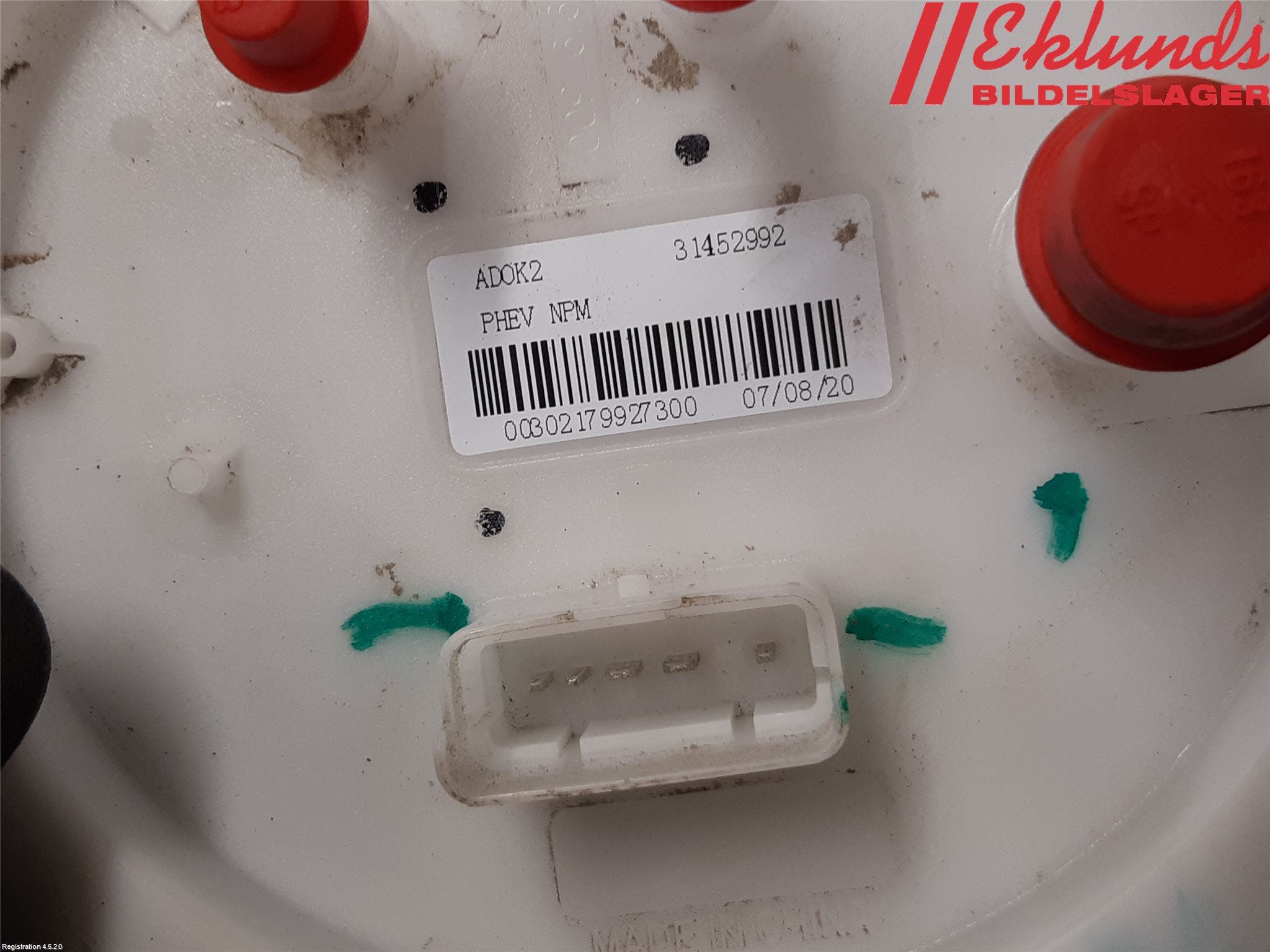 Volvo XC40/RECHARGE 18- Bränslepump El