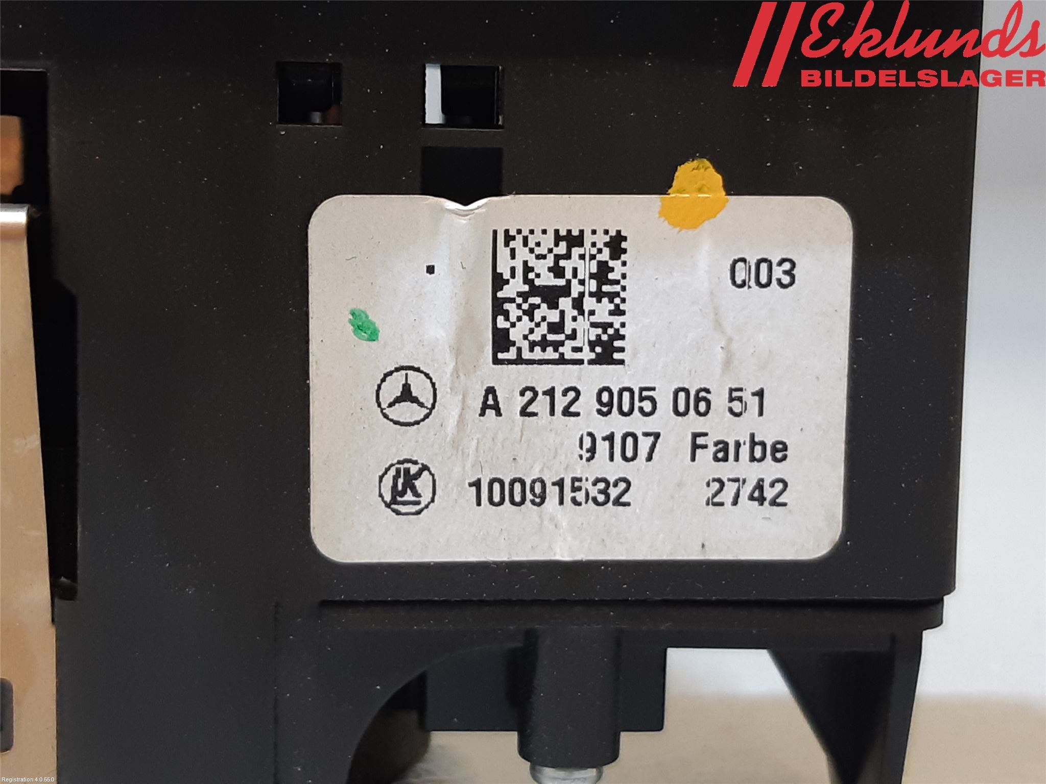 Mercedes-Benz MB A-KLASS (W176) 13-18 Strömställare Ljus