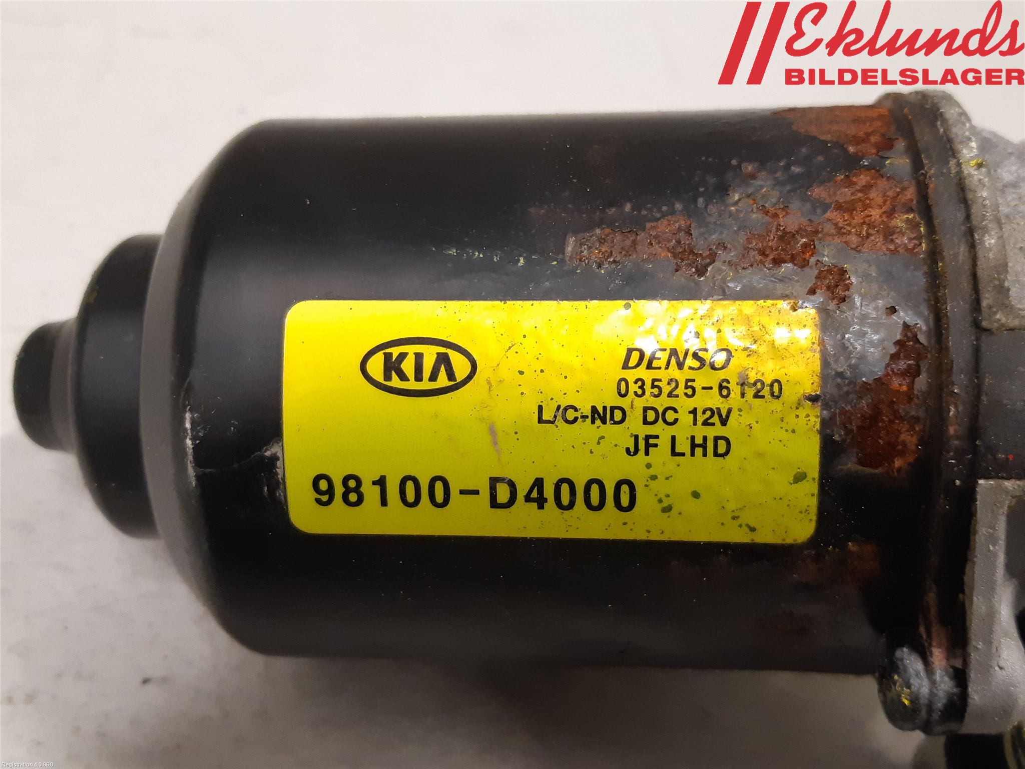 Kia OPTIMA 16-20 Torkarmotor Vindruta