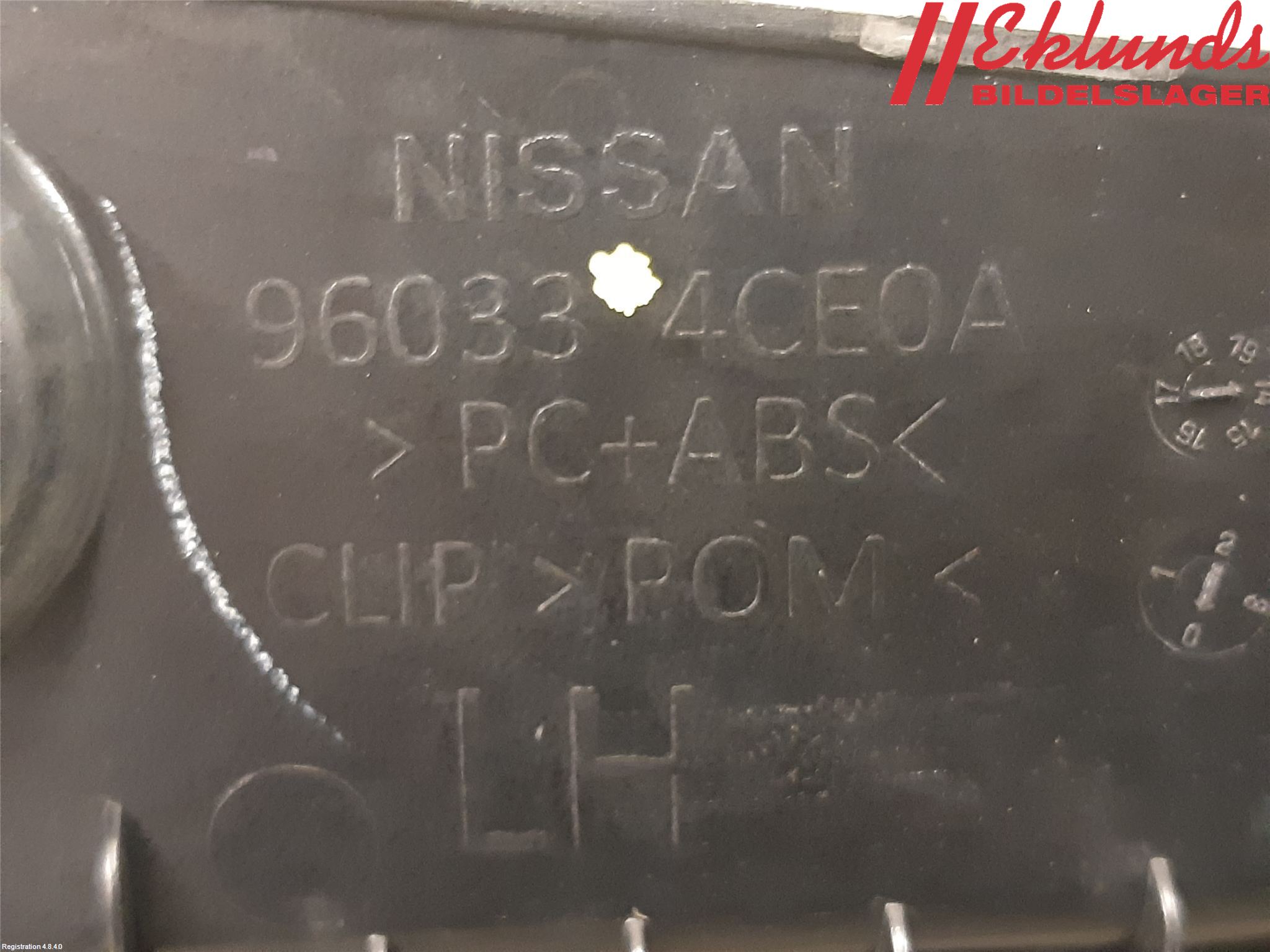 Nissan X-TRAIL 14-21 Spoiler Baklucka