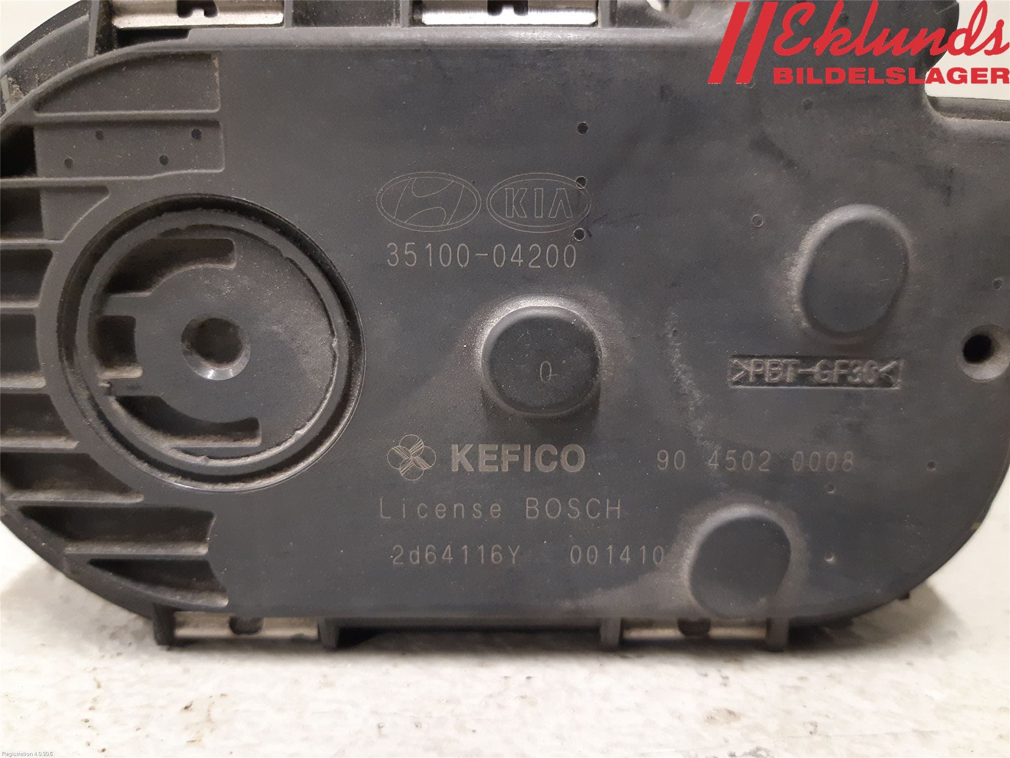 Kia RIO 12-16 Injspjällhus