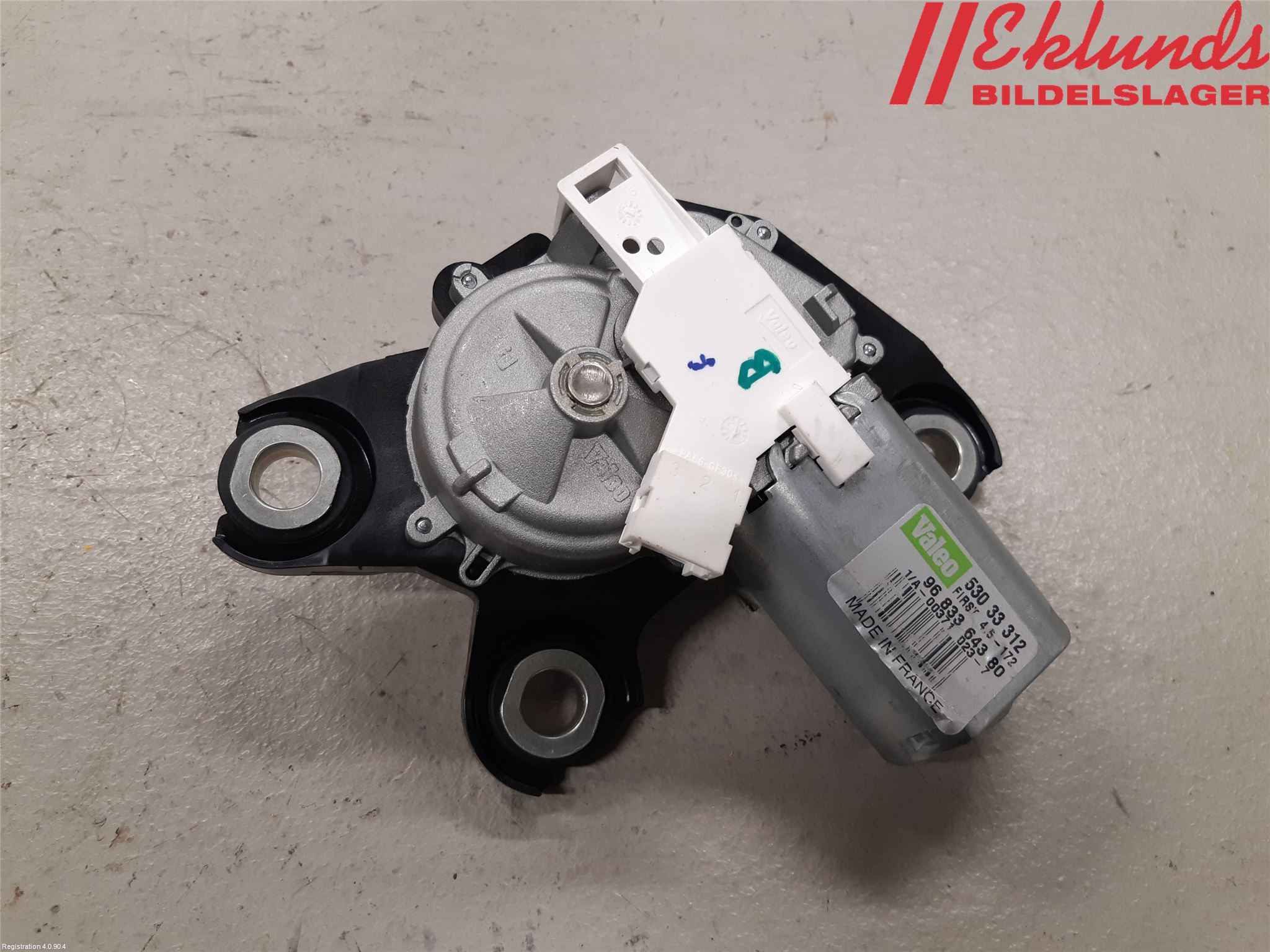 Citroen BERLINGO 08-18 Torkarmotor Baklucka