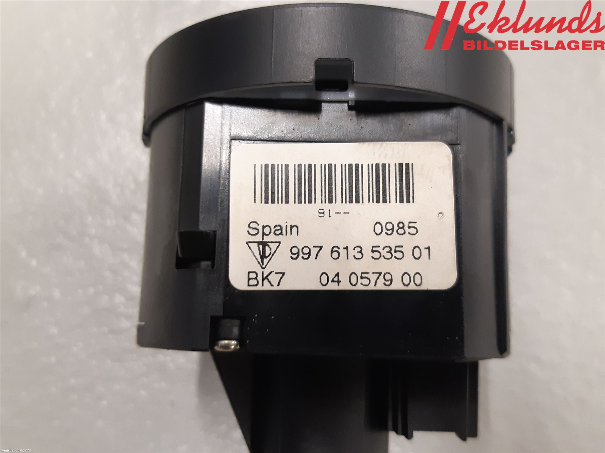 Porsche 911 64- Strömställare Ljus