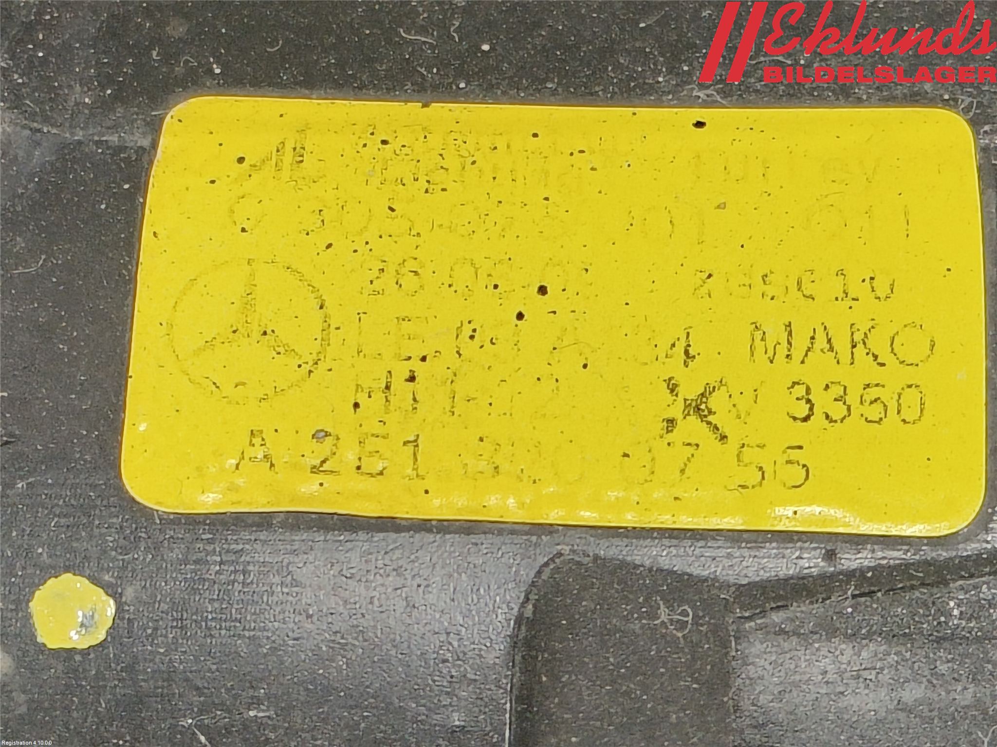 Mercedes-Benz MB C-KLASS (W204) 07-15 Dimljus-Varselljus Fram