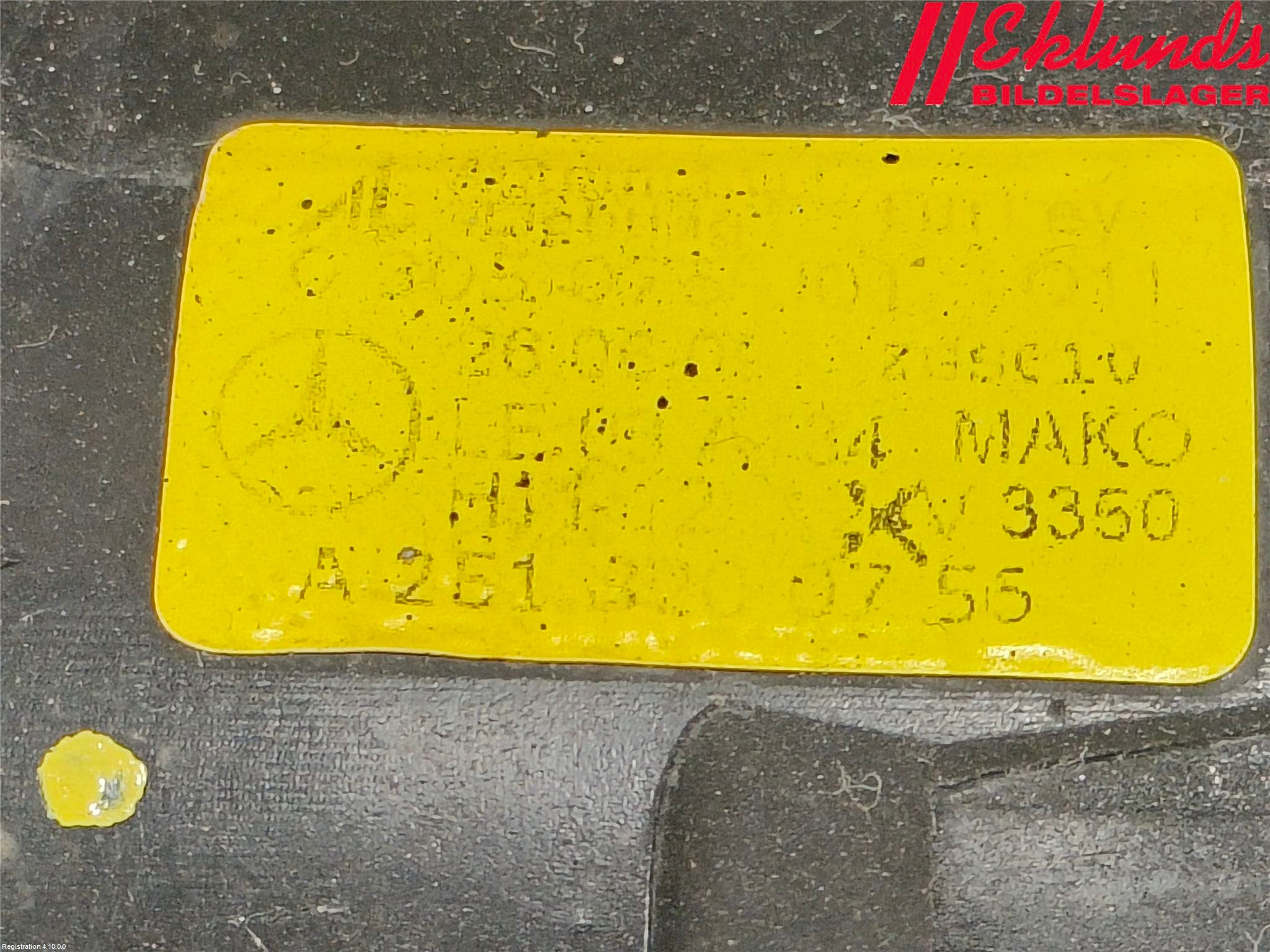 Mercedes-Benz MB C-KLASS (W204) 07-15 Dimljus-Varselljus Fram