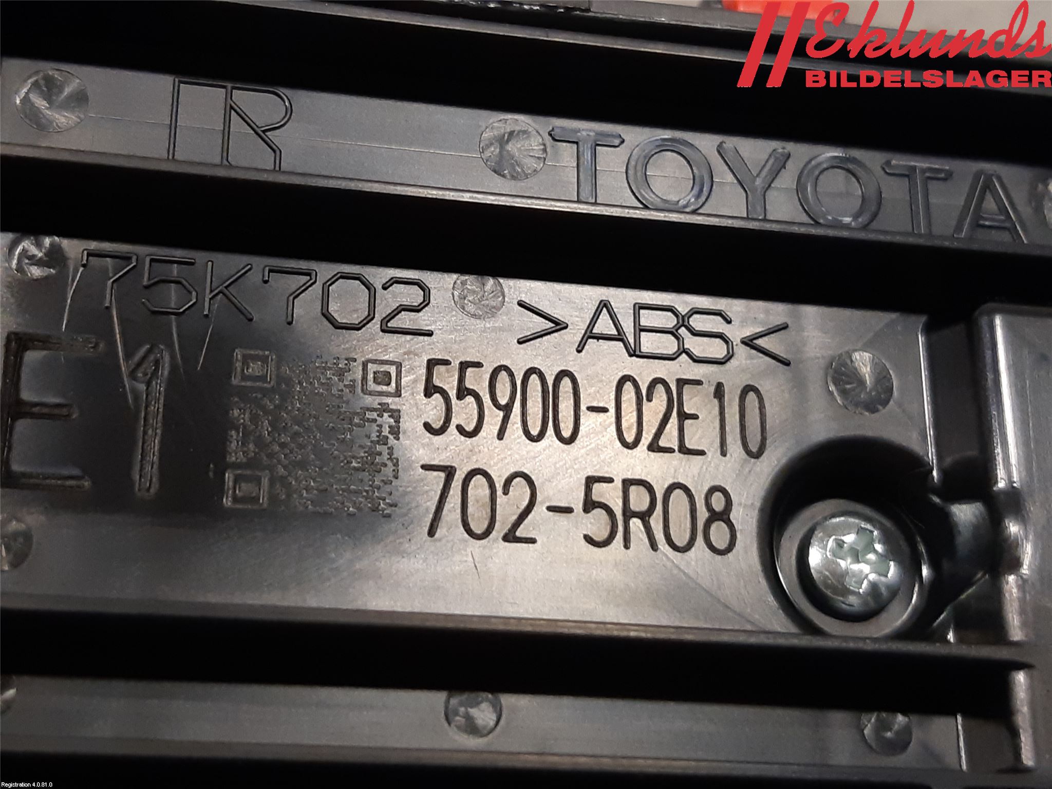 Toyota COROLLA 19- Ac Styrenhet Ac Manöveren