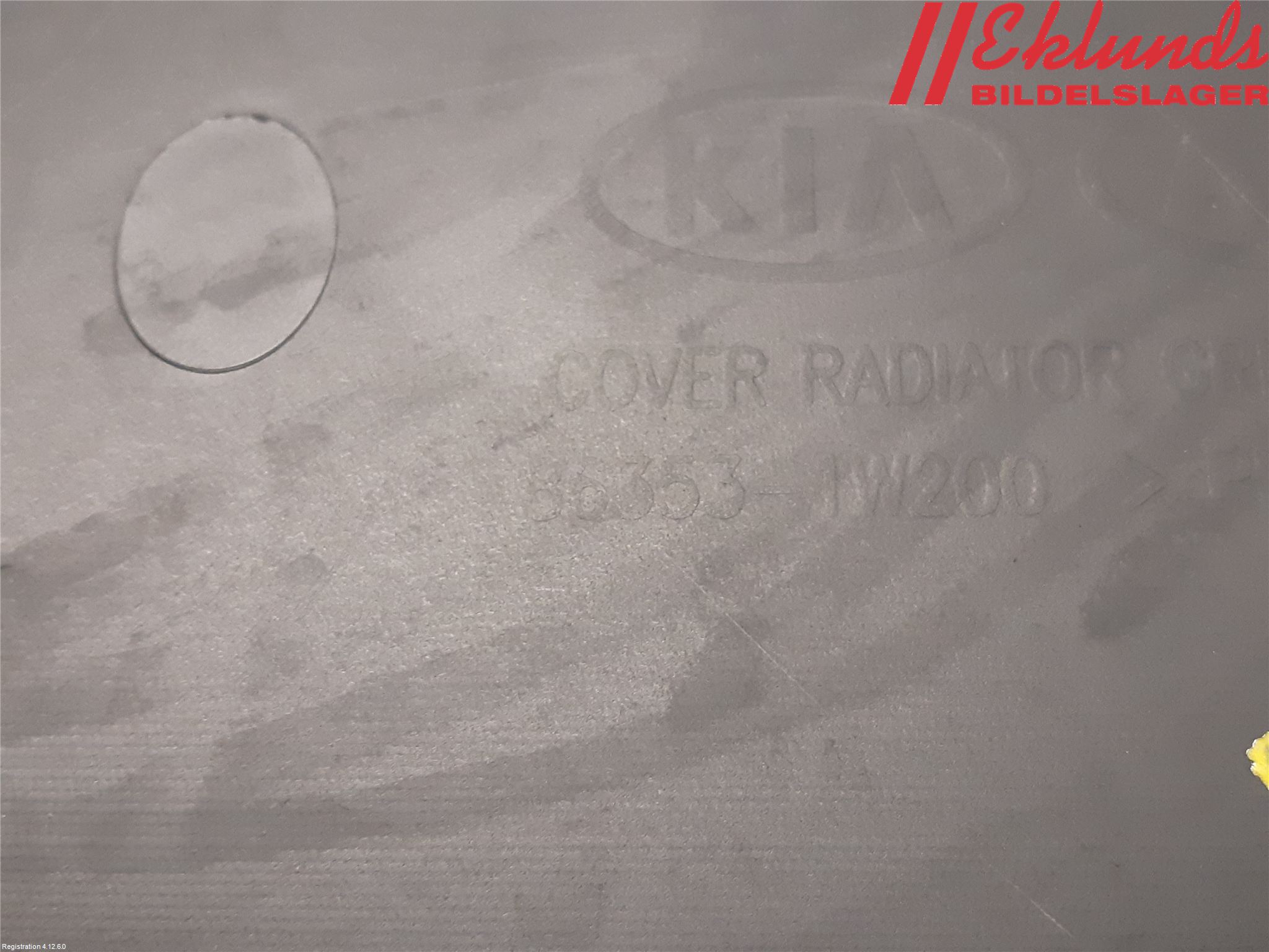 Kia RIO 12-16 Täckplast Front