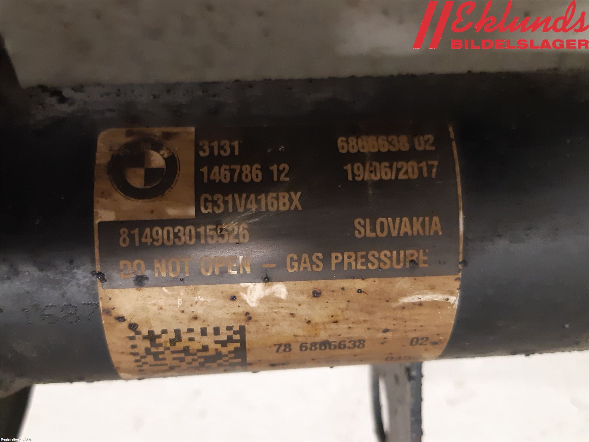 BMW 5 G30/G31/F90 17-23 Fjäderben Fram Höger