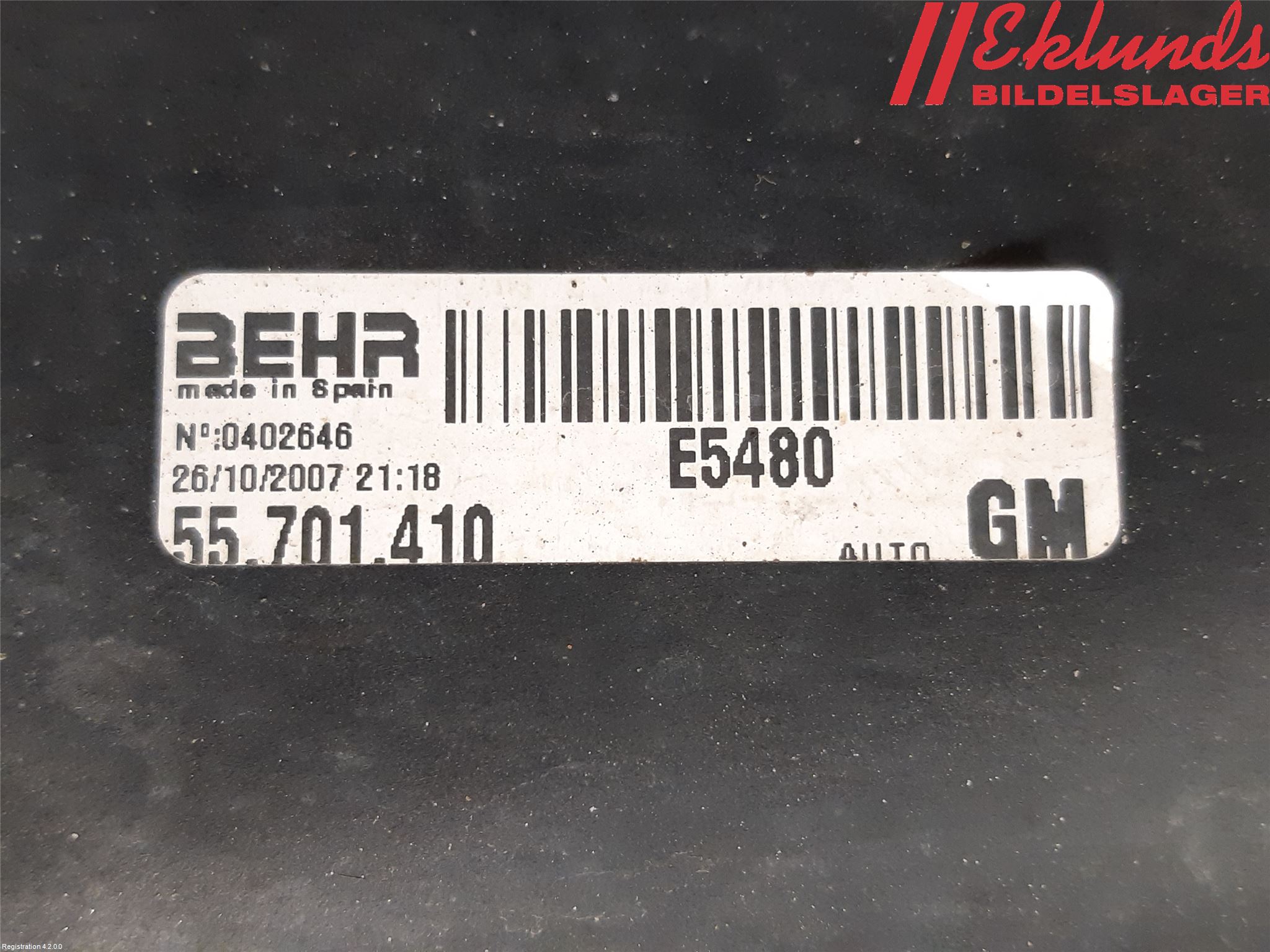 Opel CORSA D 07-14 Kylfläkt El