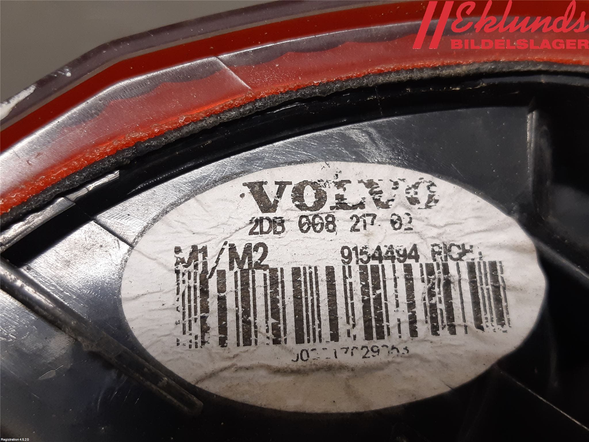 Volvo V70 00-04 Bakljus Höger