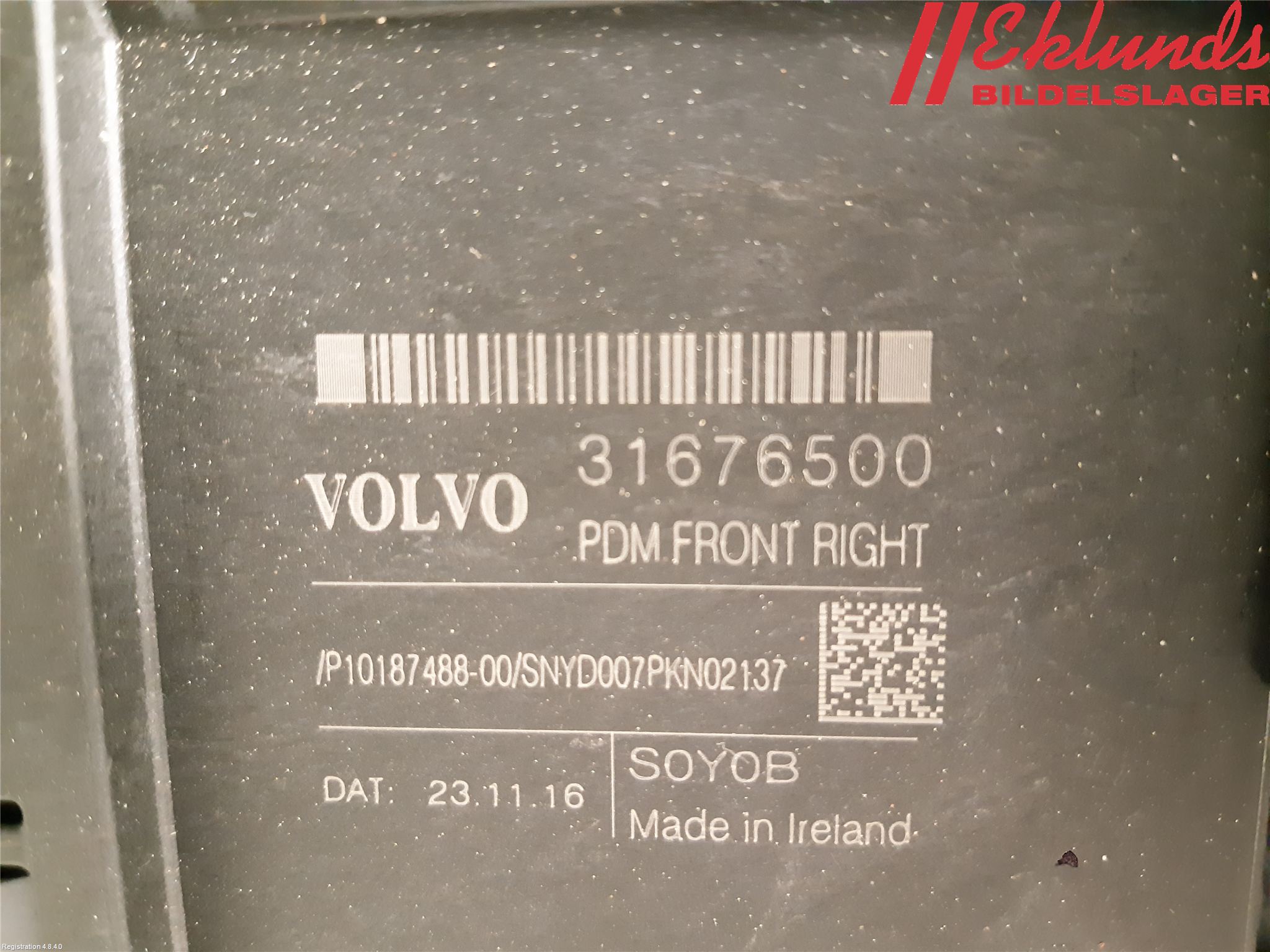 Volvo XC90/RECHARGE 16- Fönsterhiss El Kompl