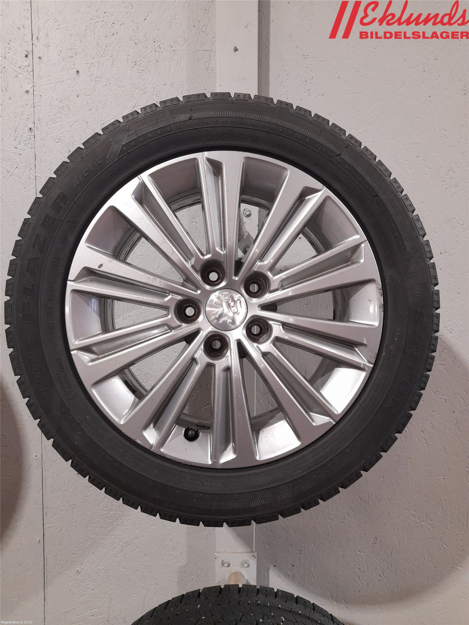 Peugeot 308 14-21 Vinterdäck Alumfälg 4St