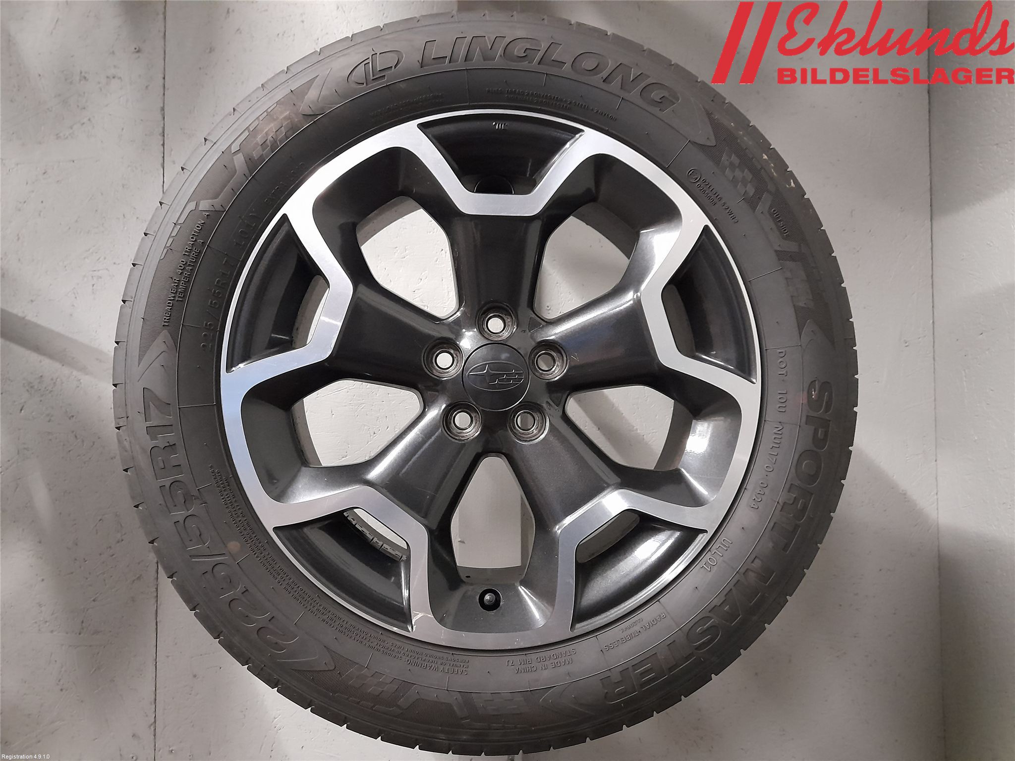 Subaru XV 12-17 Sommardäck Alumfälg 4St