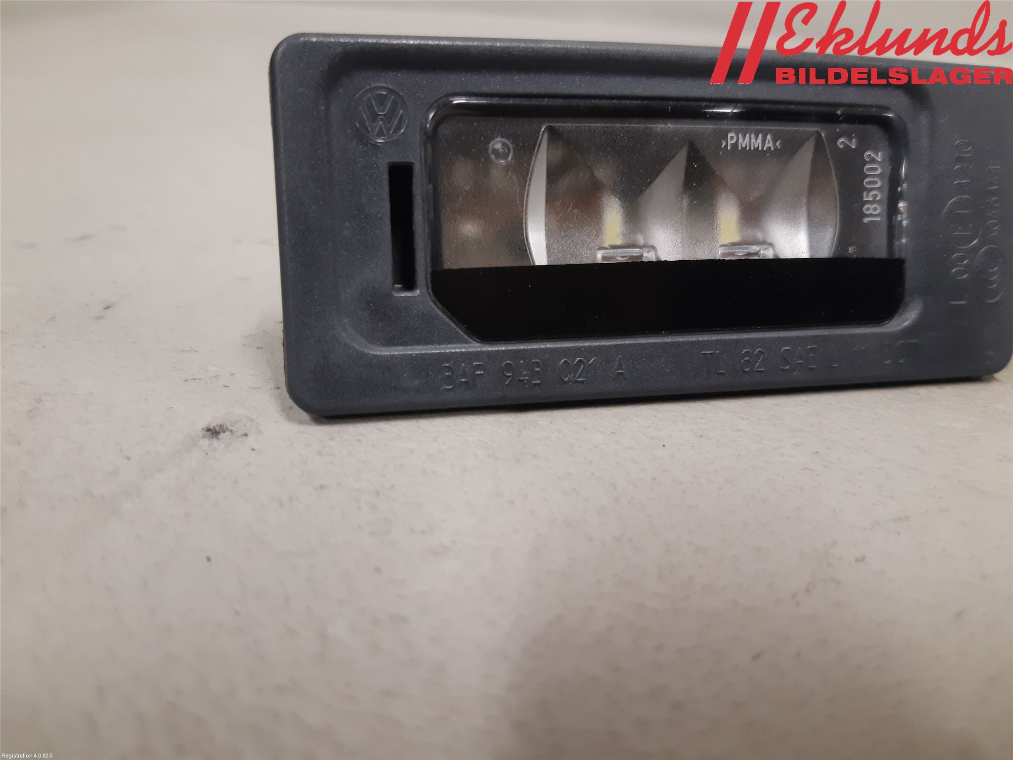 Volkswagen VW PASSAT 11-14 Skylt Belysning