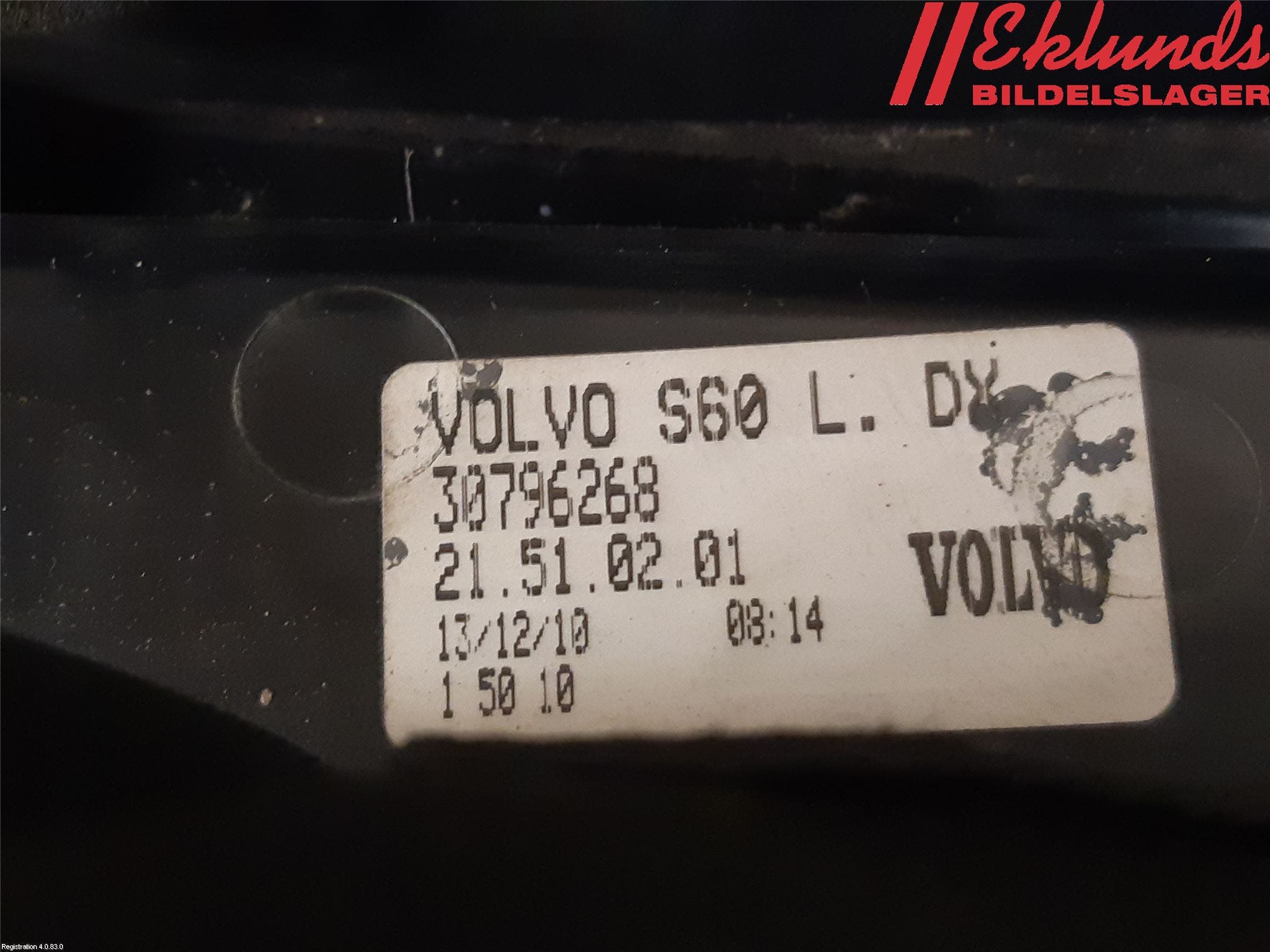 Volvo S60 11-13 Bakljus Höger