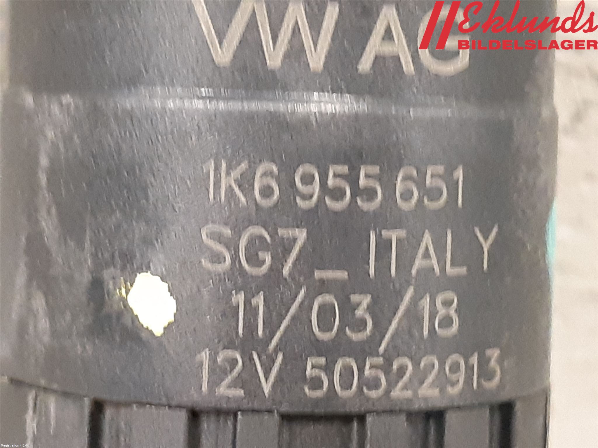 Volkswagen VW TIGUAN 16-24 Spolarpump Vindruta