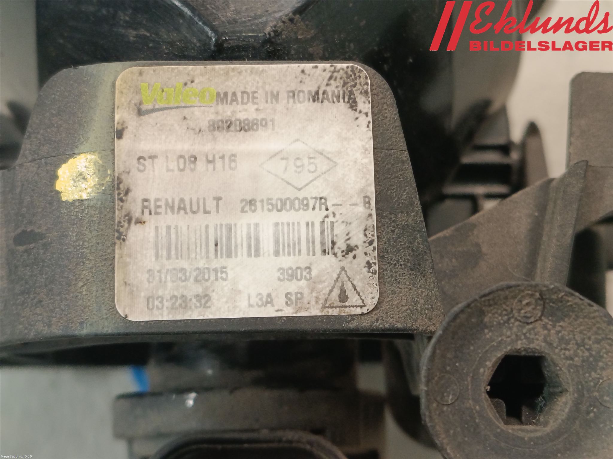 Renault CLIO IV 12-16 Dimljus-Varselljus Fram