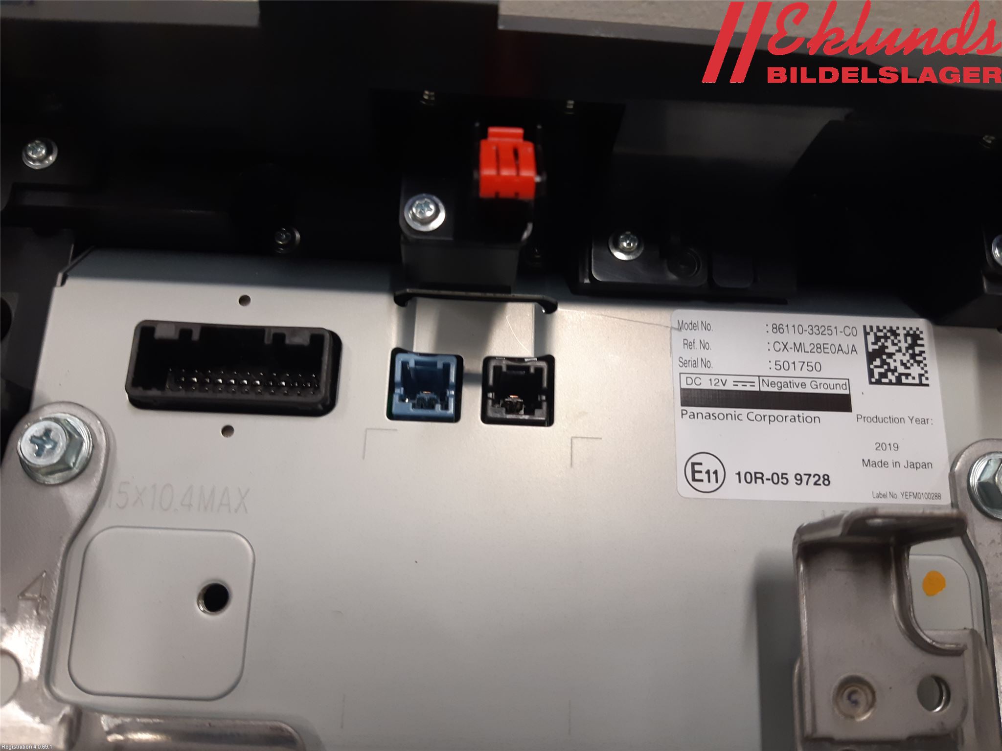 Lexus ES 250/300/330 Kontrolldisplay