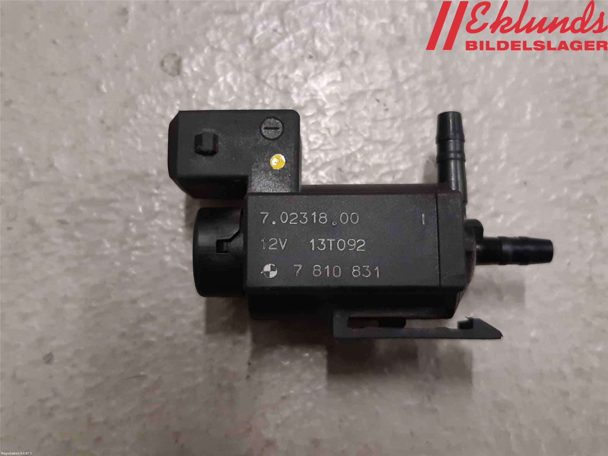 BMW 5 F10/F11/F18 09-17 Vakuumventil