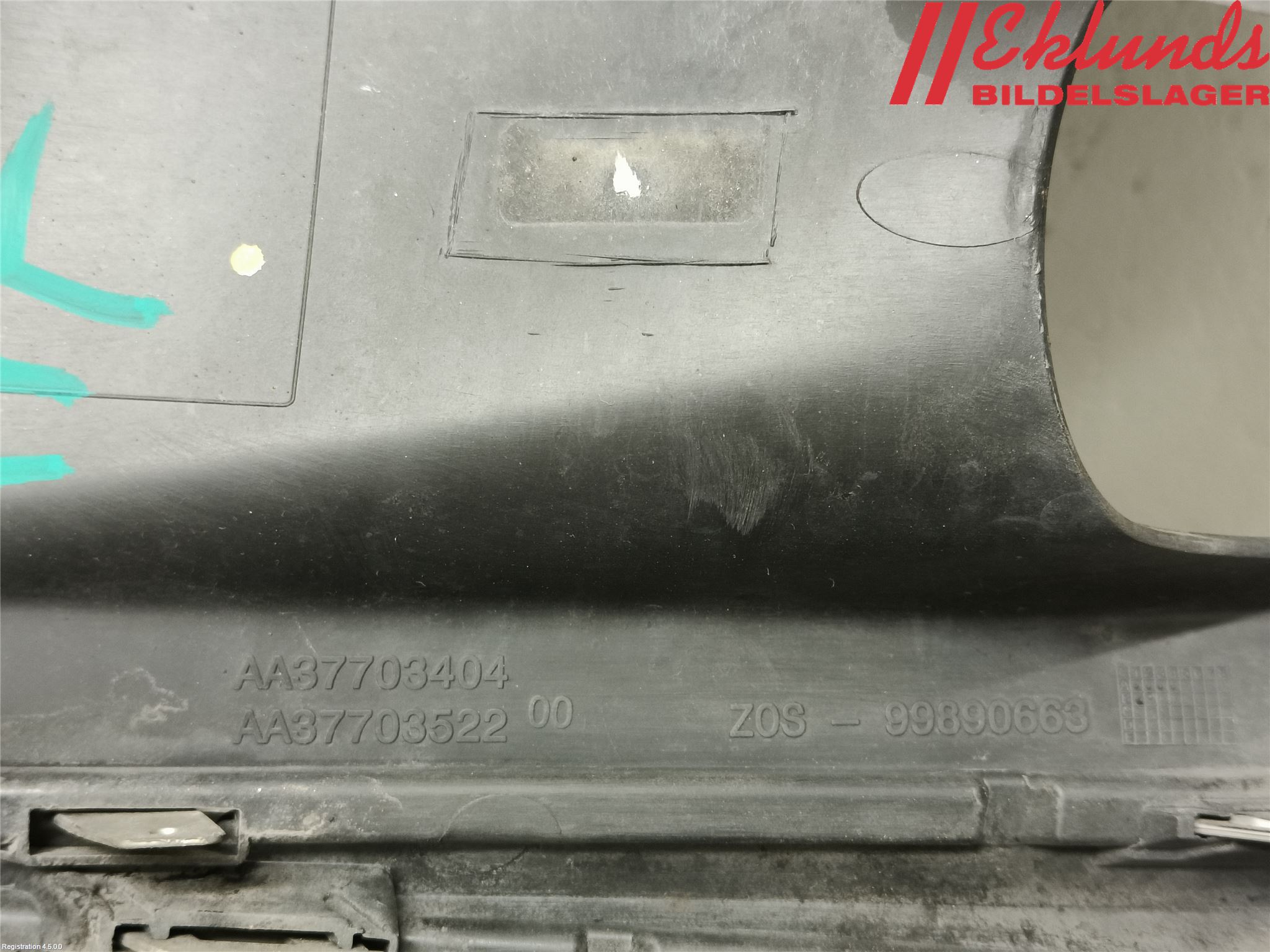 Citroen C4 GRAND SPACETOURER 19-22 Dimljussarg Fram