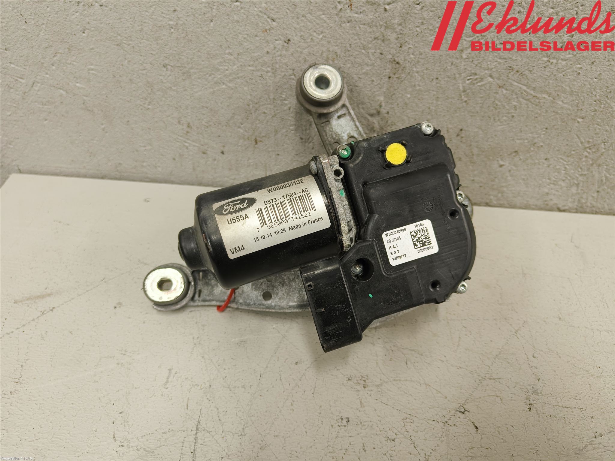Ford MONDEO 15-22 Torkarmotor Vindruta