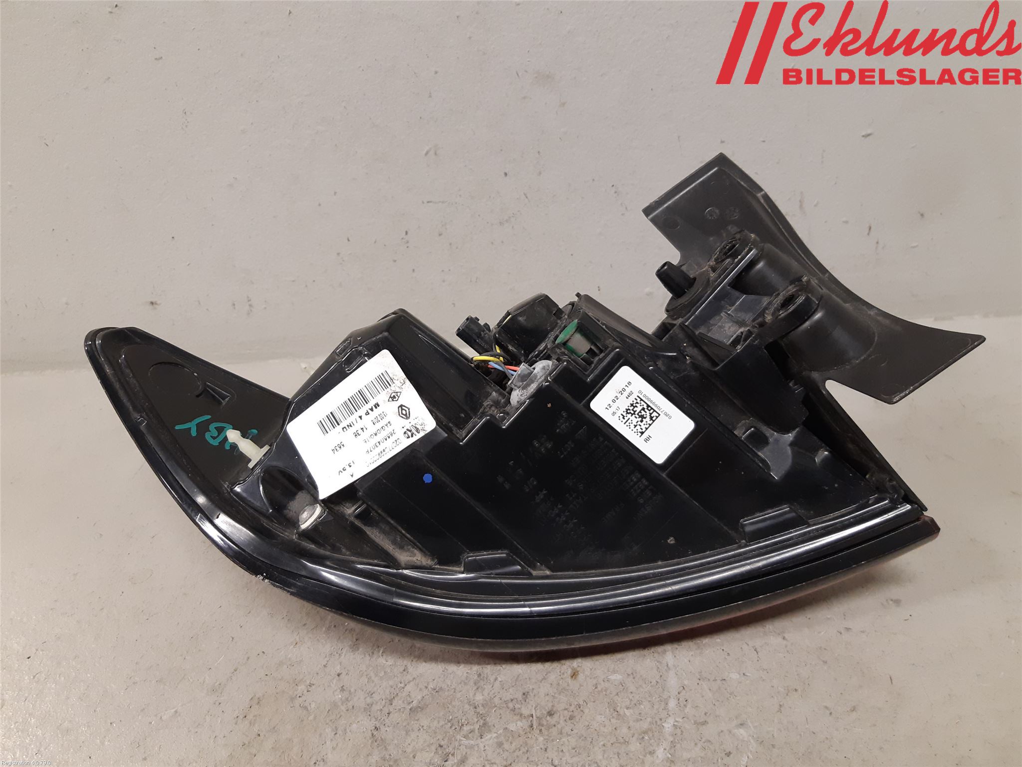 Renault CLIO IV 16-19 Bakljus Höger