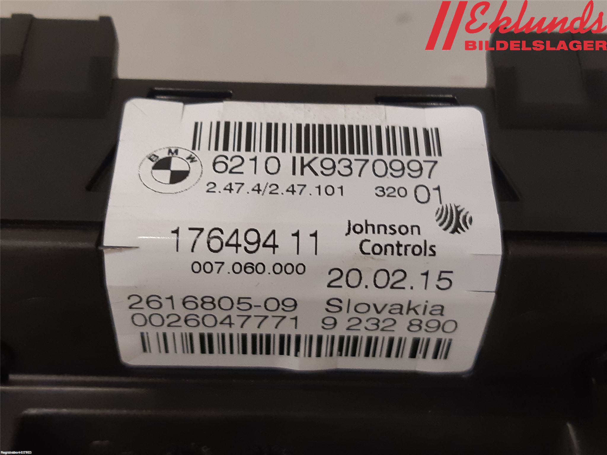 BMW X4 F26 14-18 Instrument Komb