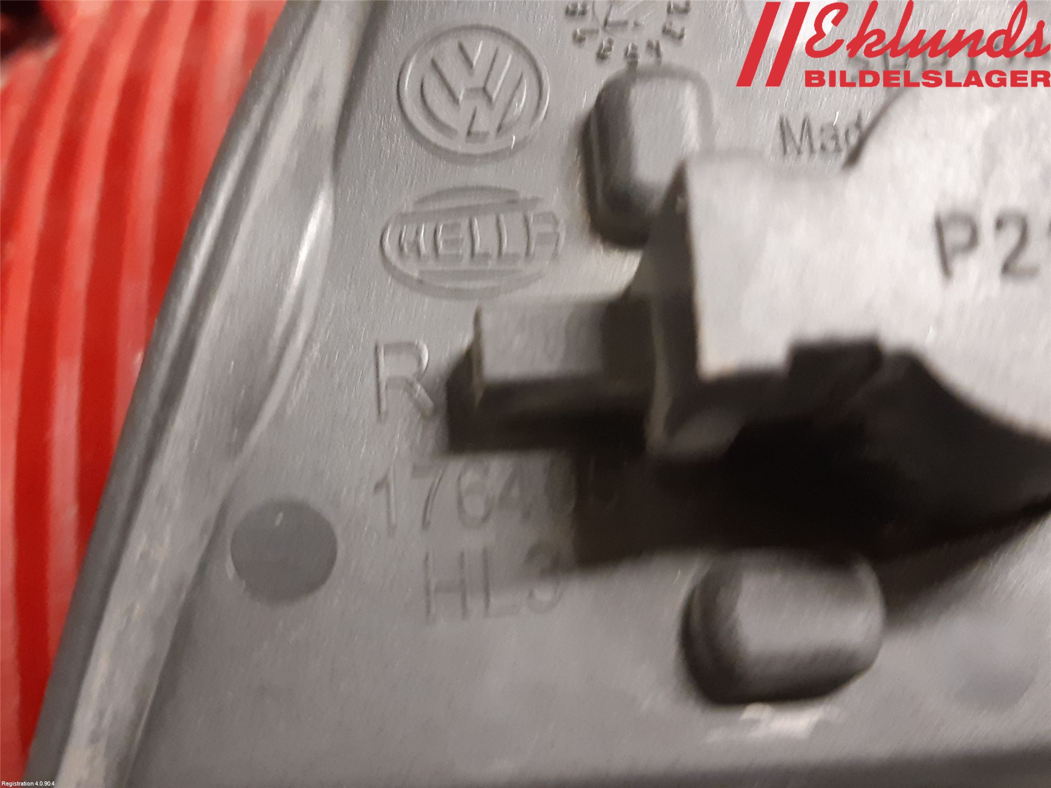 Volkswagen VW TOURAN 10-15 Bakljus Höger