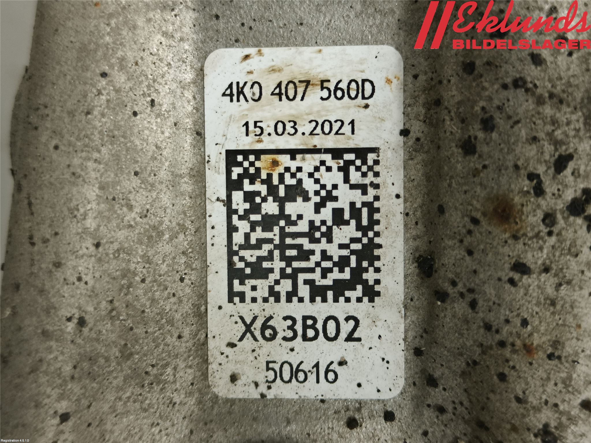 Audi A6 F2/C8 19- Styrspindel Lagerhus Hö