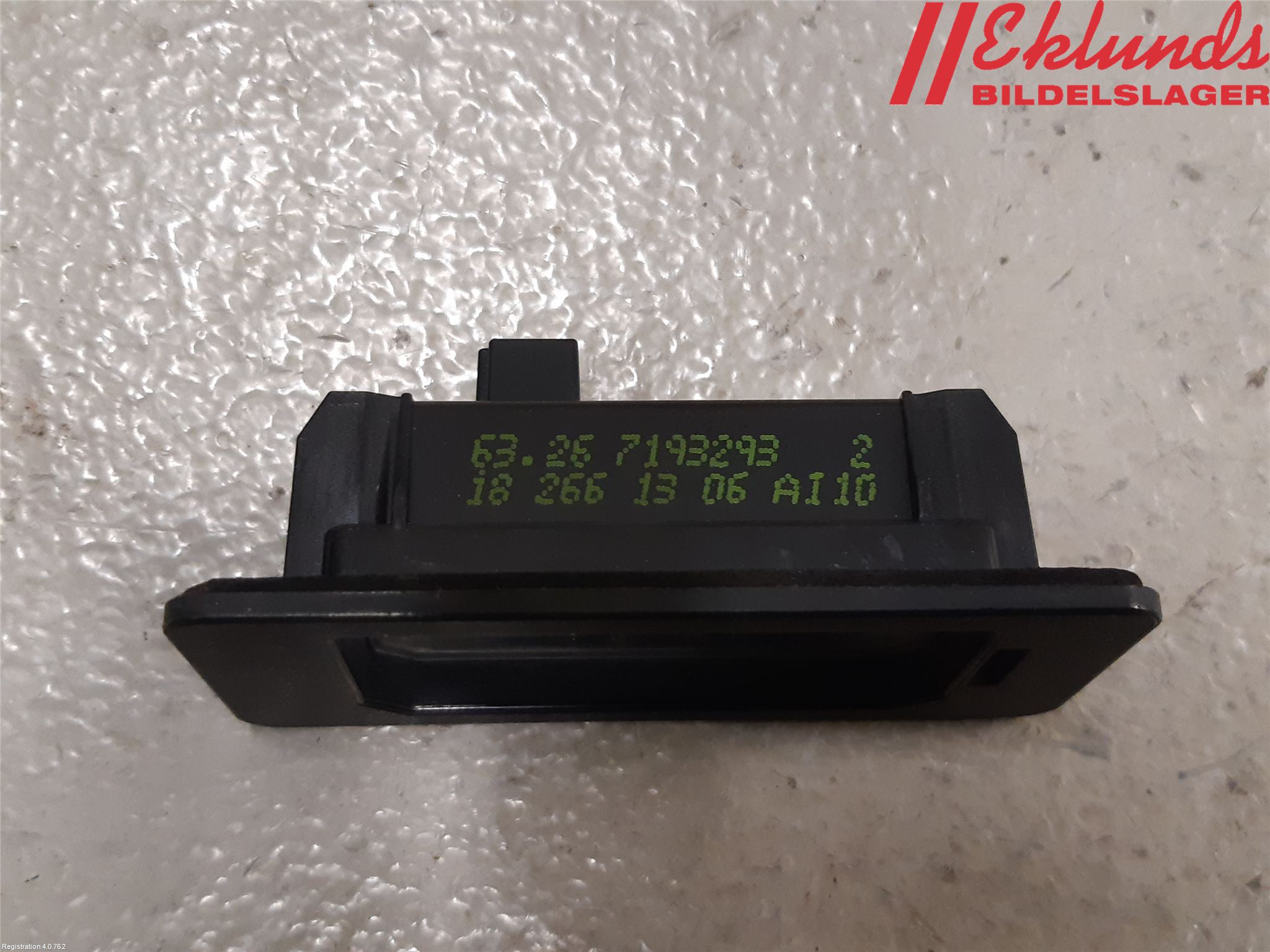 BMW 3 F30/F31/F80 12-19 Skylt Belysning