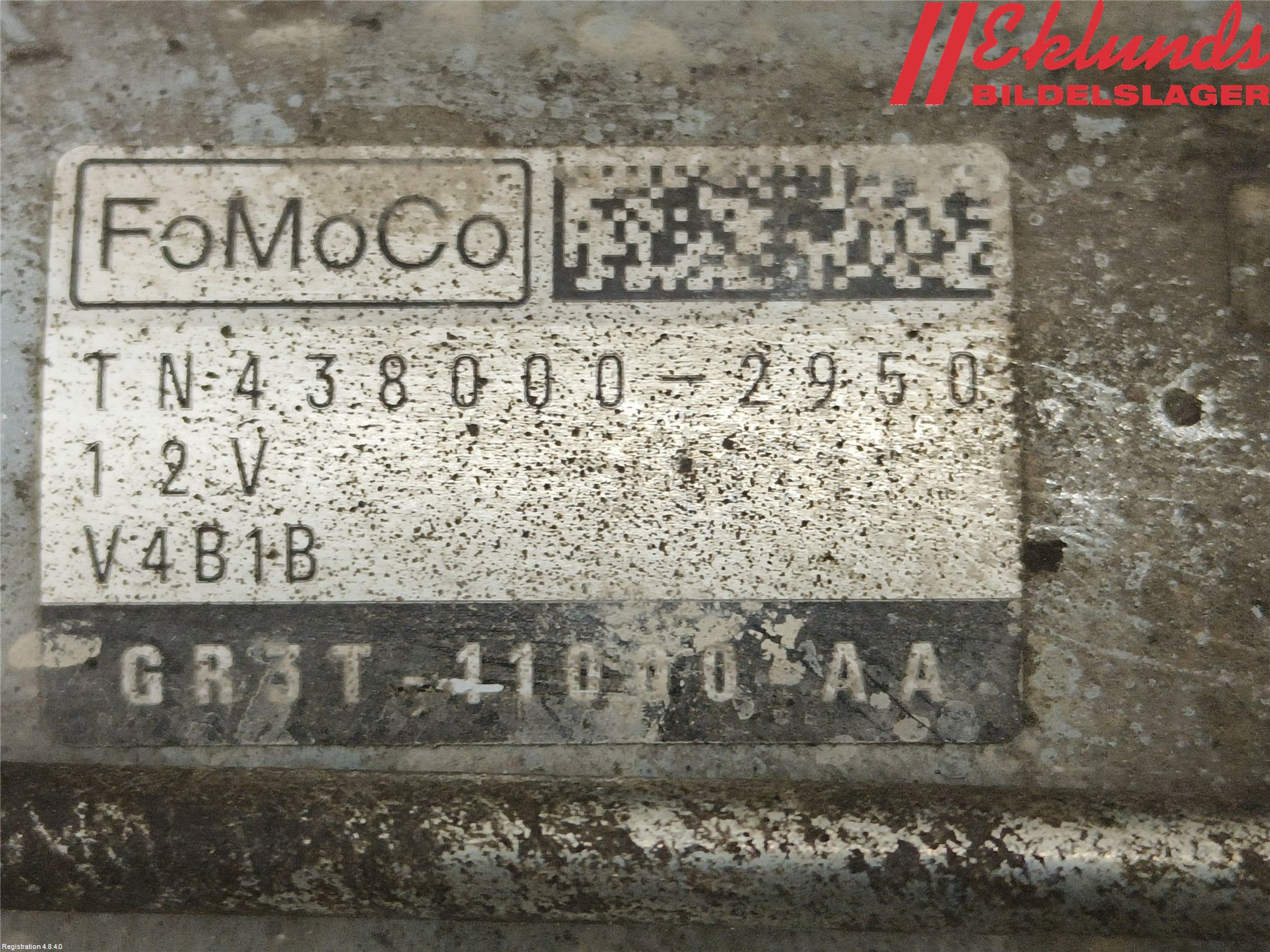 Ford MUSTANG VI 15-22 Startmotor