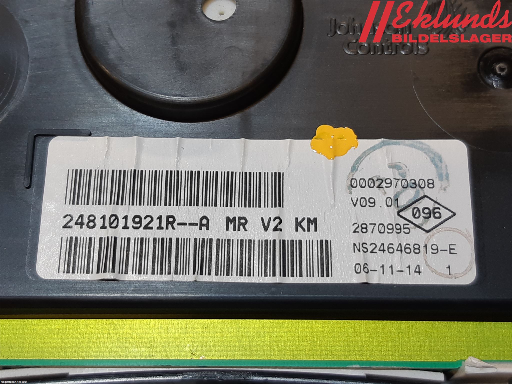 Dacia DUSTER 10-17 Instrument Komb