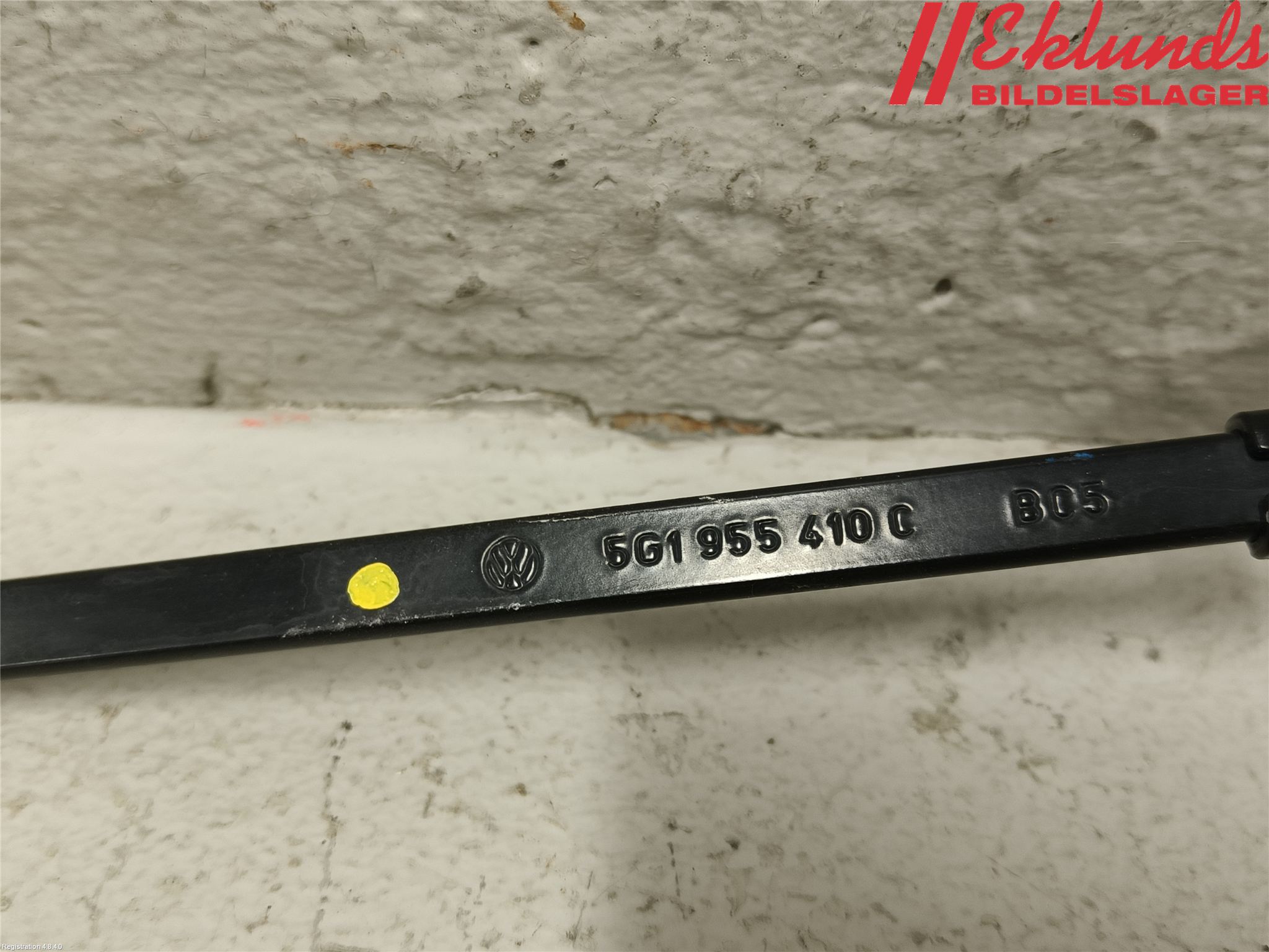 Volkswagen VW GOLF / E-GOLF VII 13-20 Torkararm Armar Vindruta