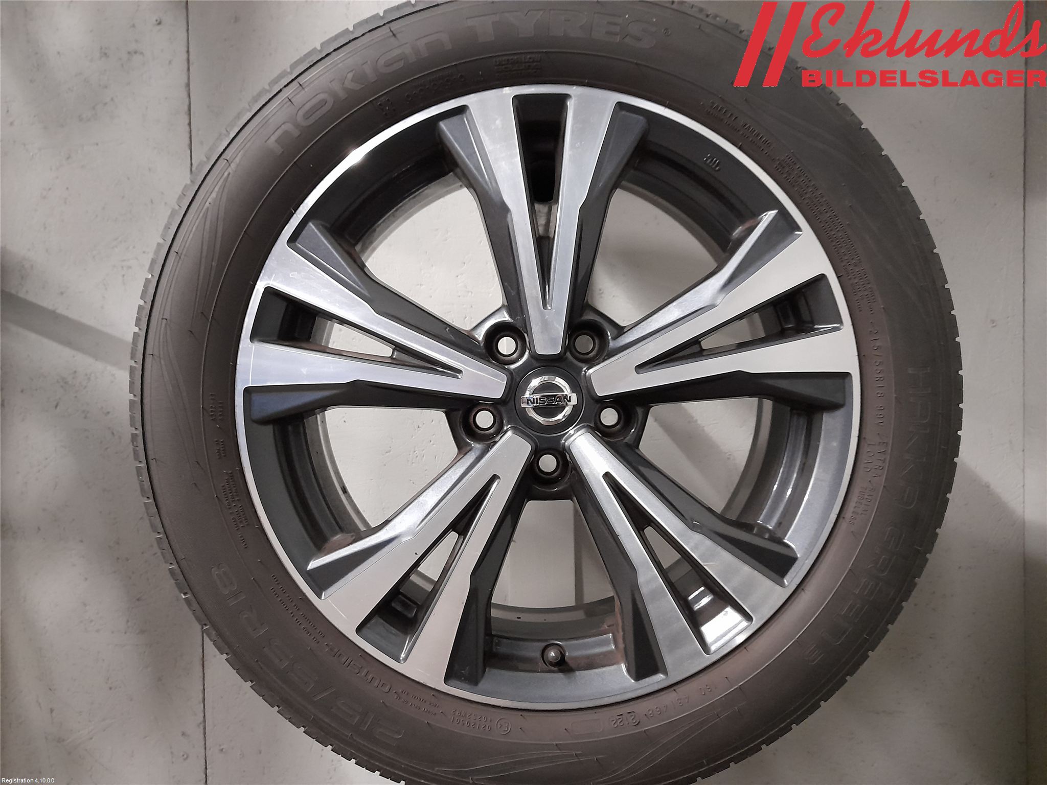 Nissan QASHQAI 17-21 Sommardäck Alumfälg 4St