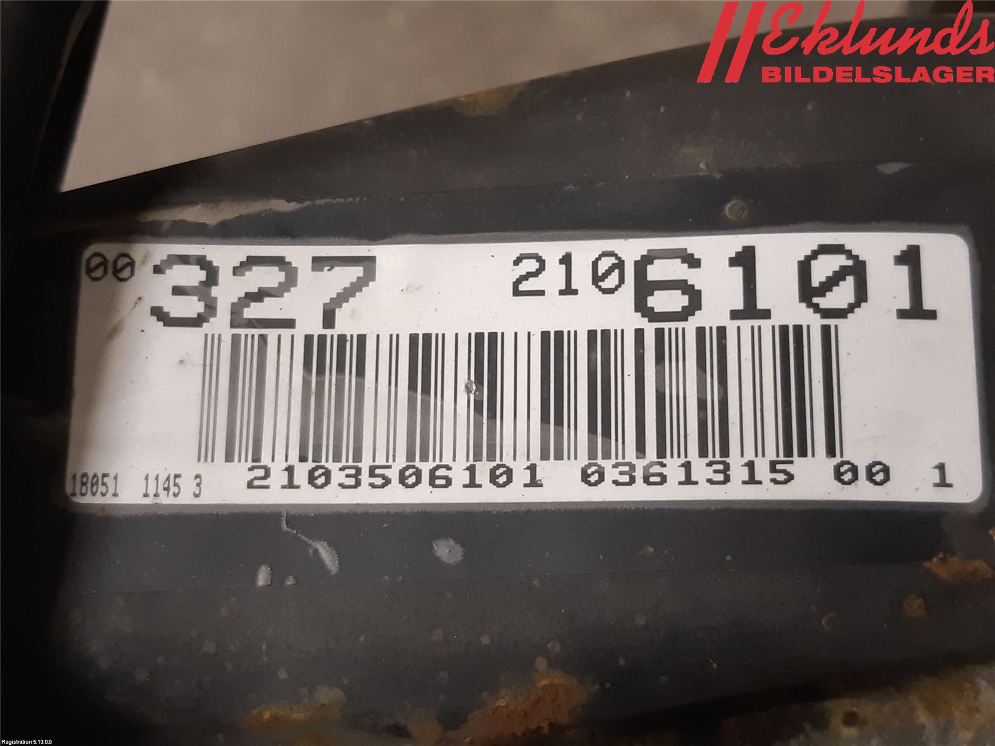 Mercedes-Benz MB E-KLASS (W210) 96-03 Bakaxelbalk