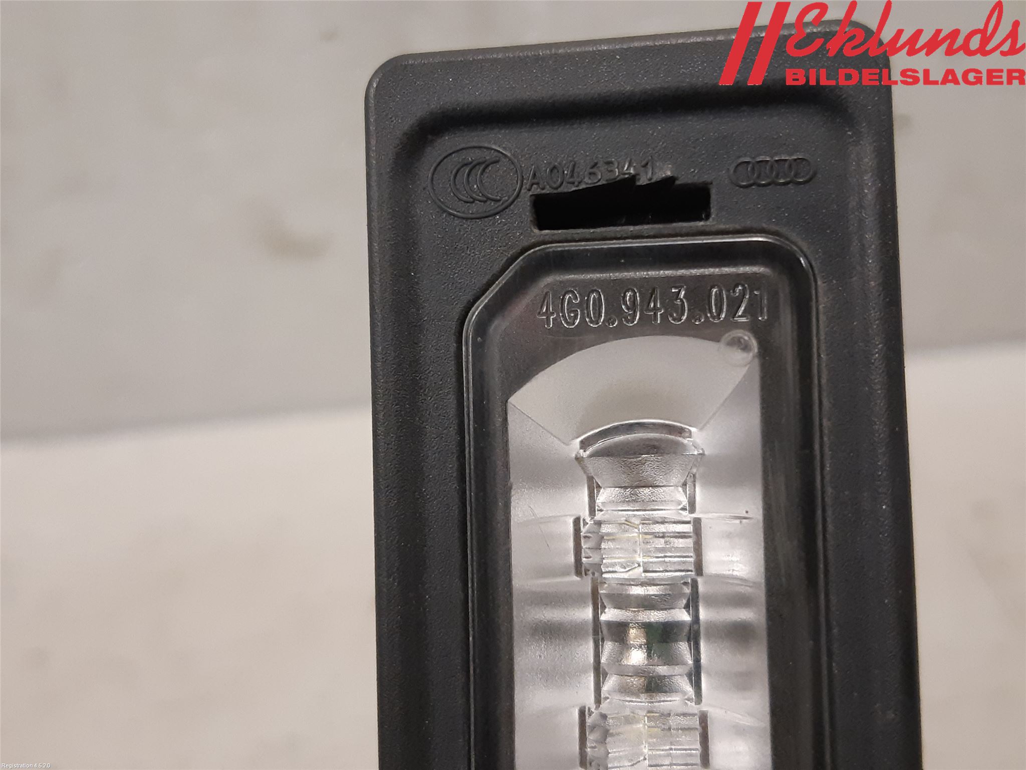 Audi A6/S6 4G 11-18 Skylt Belysning