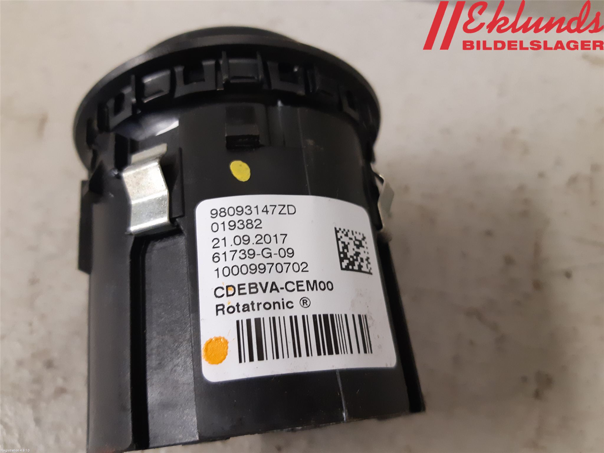 Citroen JUMPY/E-JUMPY 16- Strömställare Växellåda