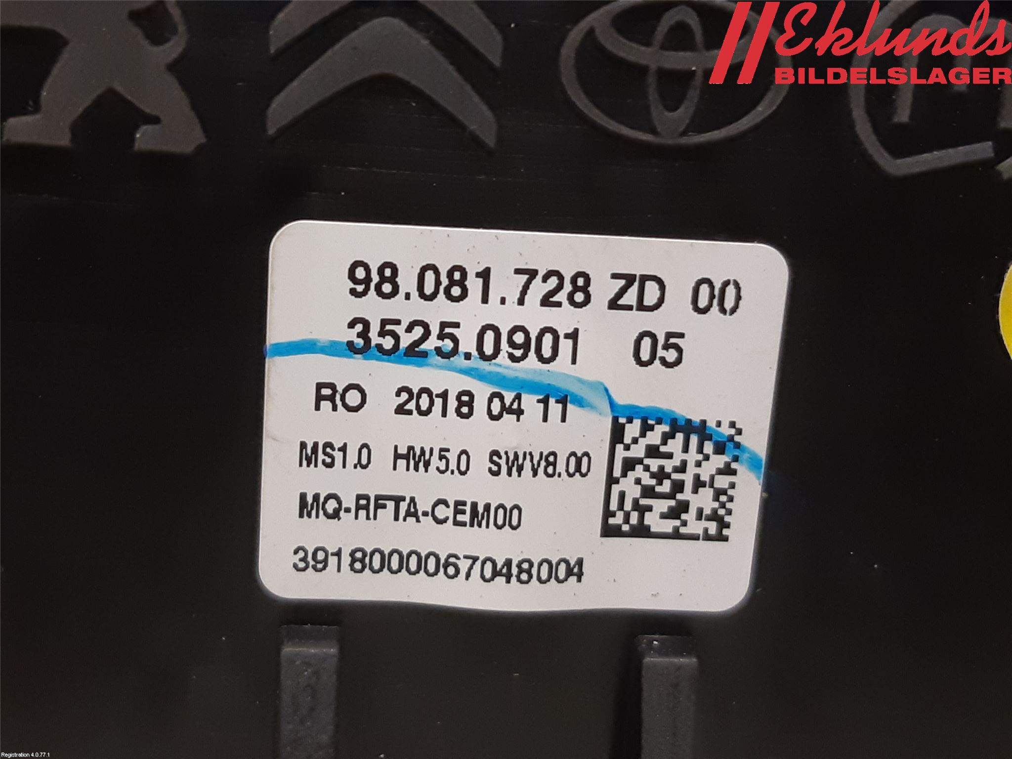 Toyota PROACE II 16- Ac Styrenhet Ac Manöveren